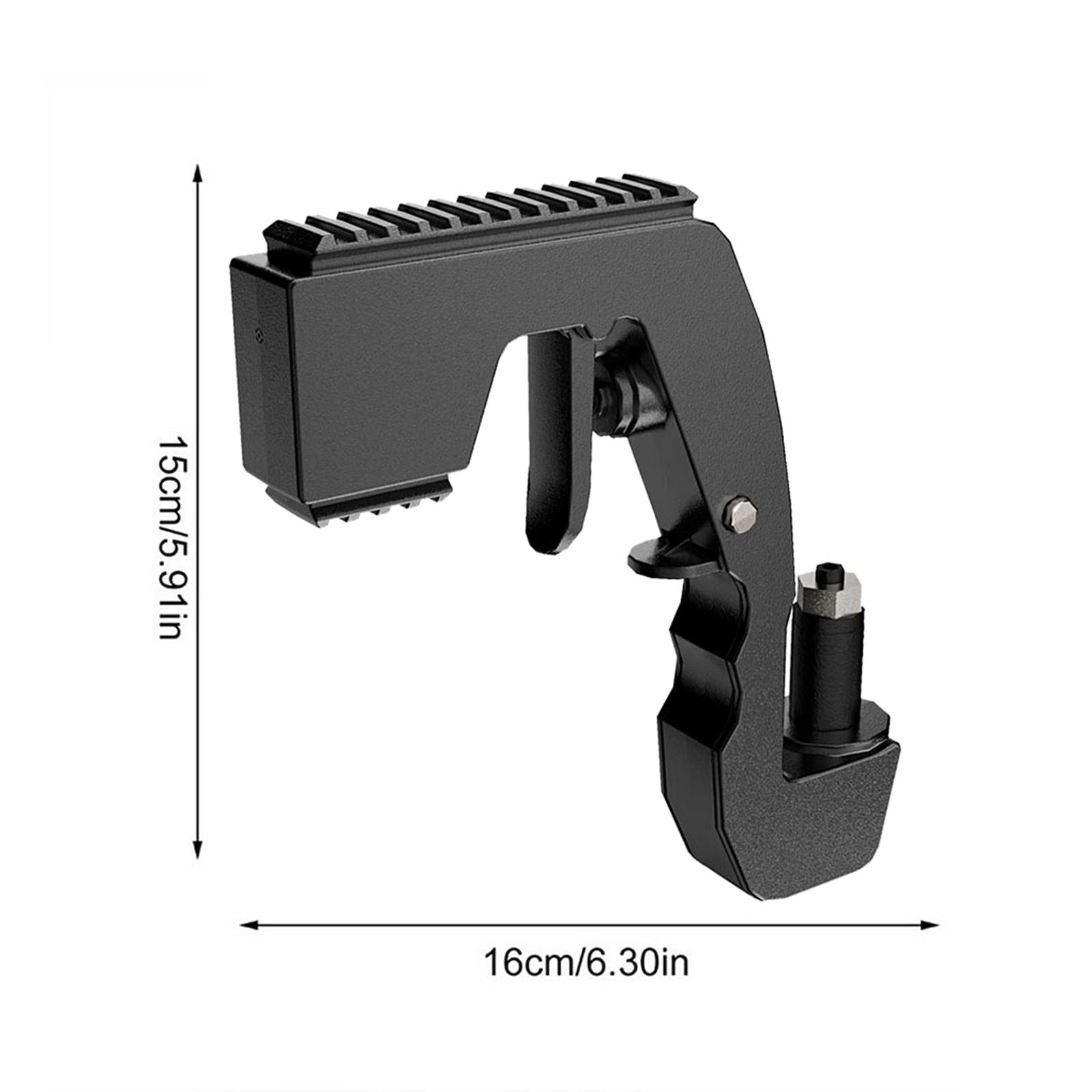 Plastic Champagne Sprayer Gun Beer Wine Stopper Pub Beer Jet Ejector Black