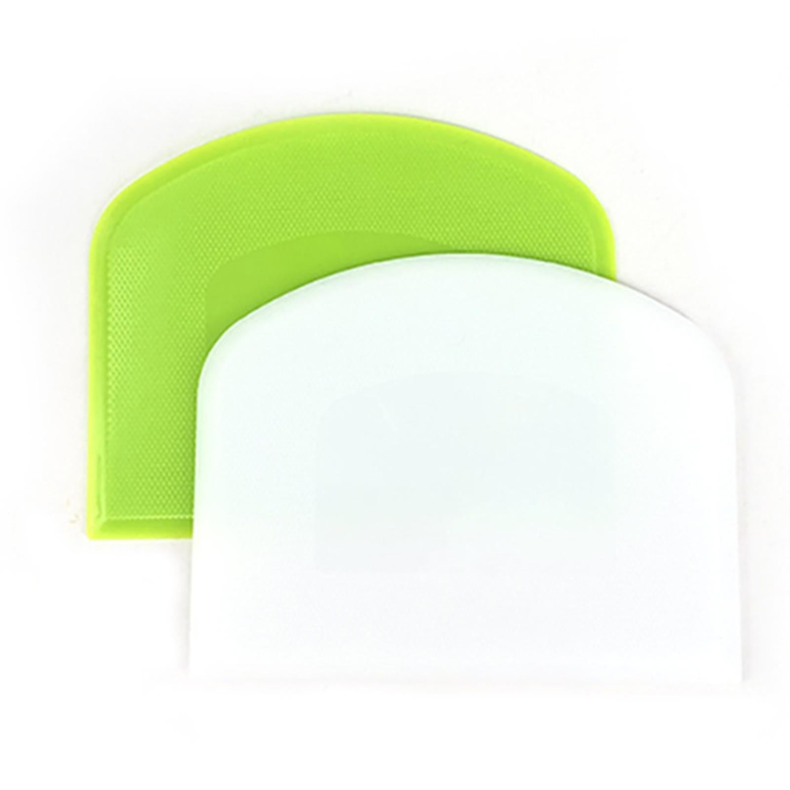 Dough Bowl Scraper Bake Kitchen Tools Plastic Pizza Dough Cutter Chopper 2pc