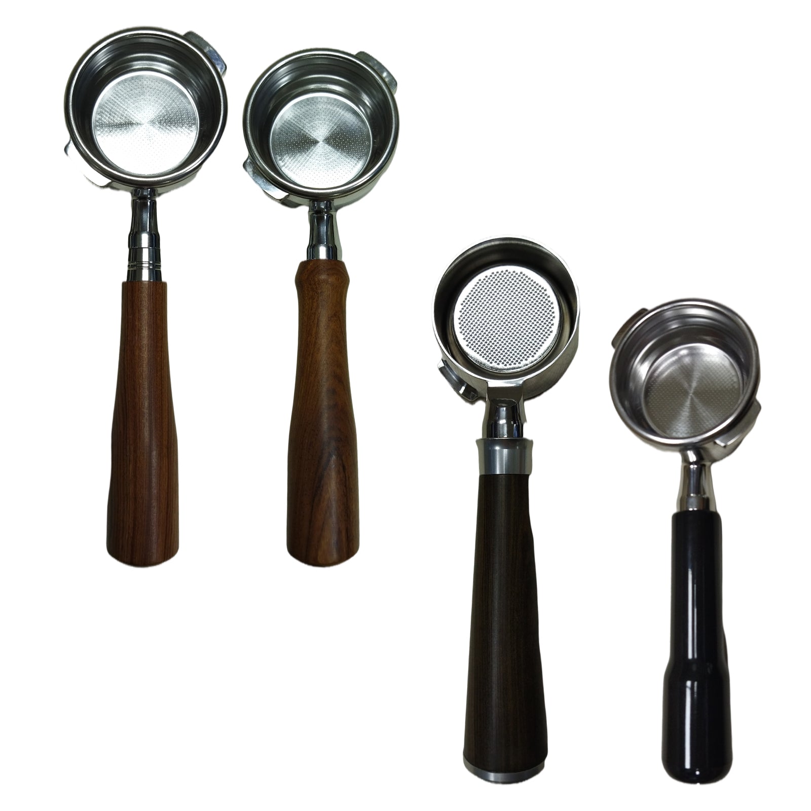 58mm Naked Portafilter Tools Detachable Design Double Basket For GAGGIA Plastic Black