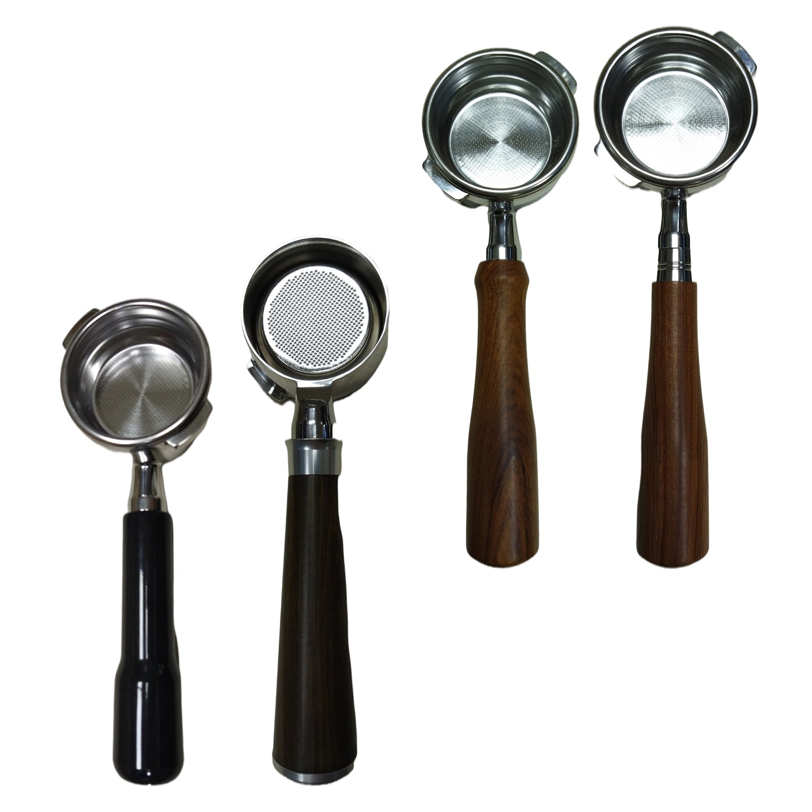 58mm Naked Portafilter Tools Detachable Design Double Basket For GAGGIA Plastic Black