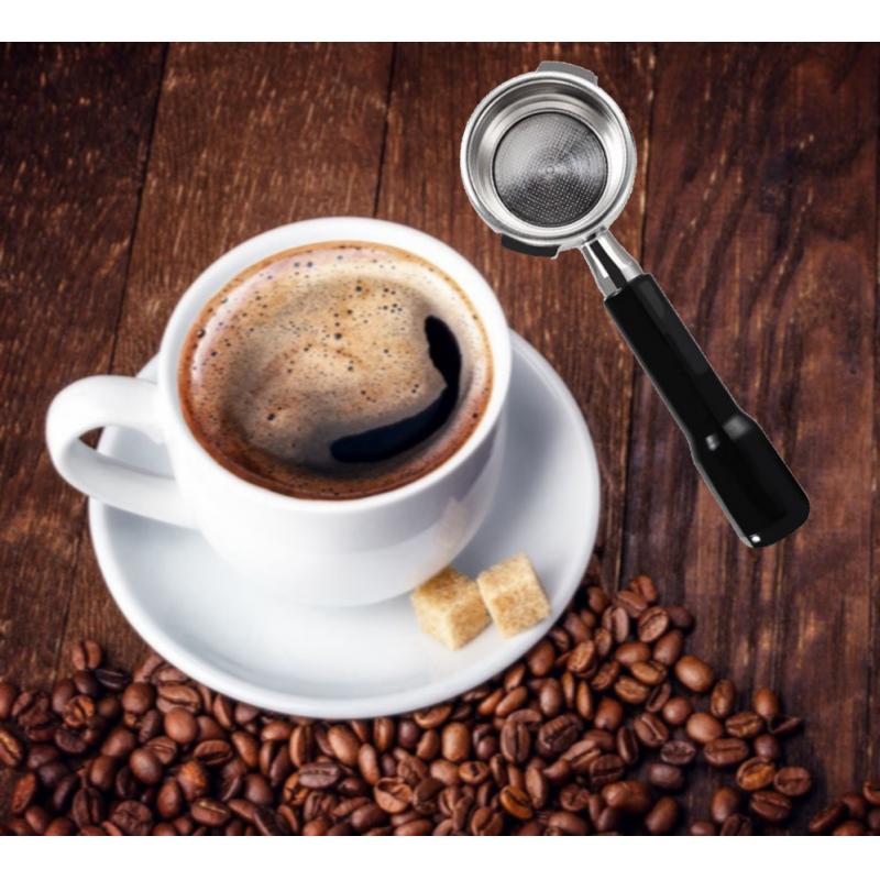58mm Naked Portafilter Tools Detachable Design Double Basket For GAGGIA Plastic Black