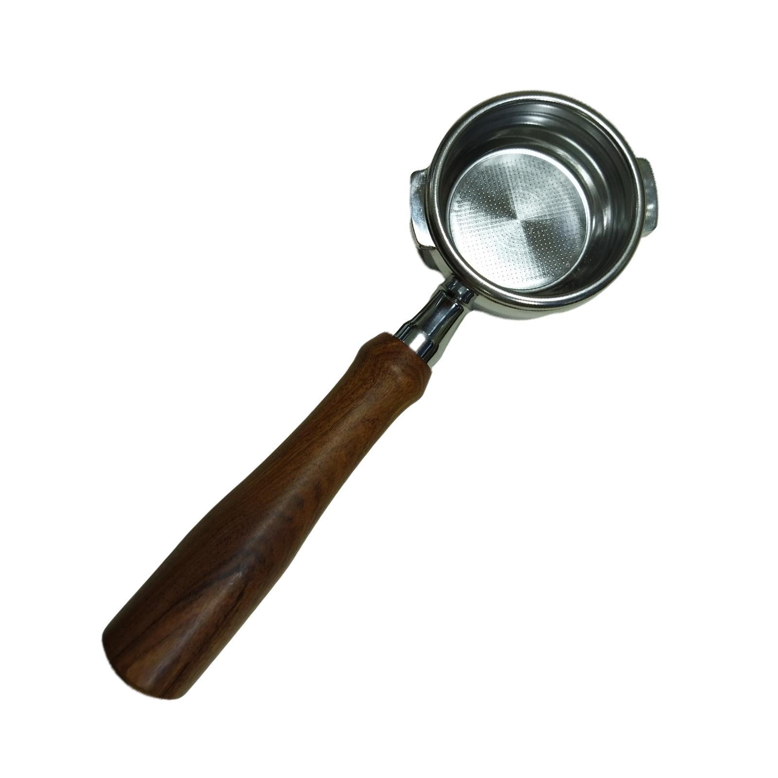 58mm Naked Portafilter Tools Detachable Design Double Basket For GAGGIA Wooden Red A