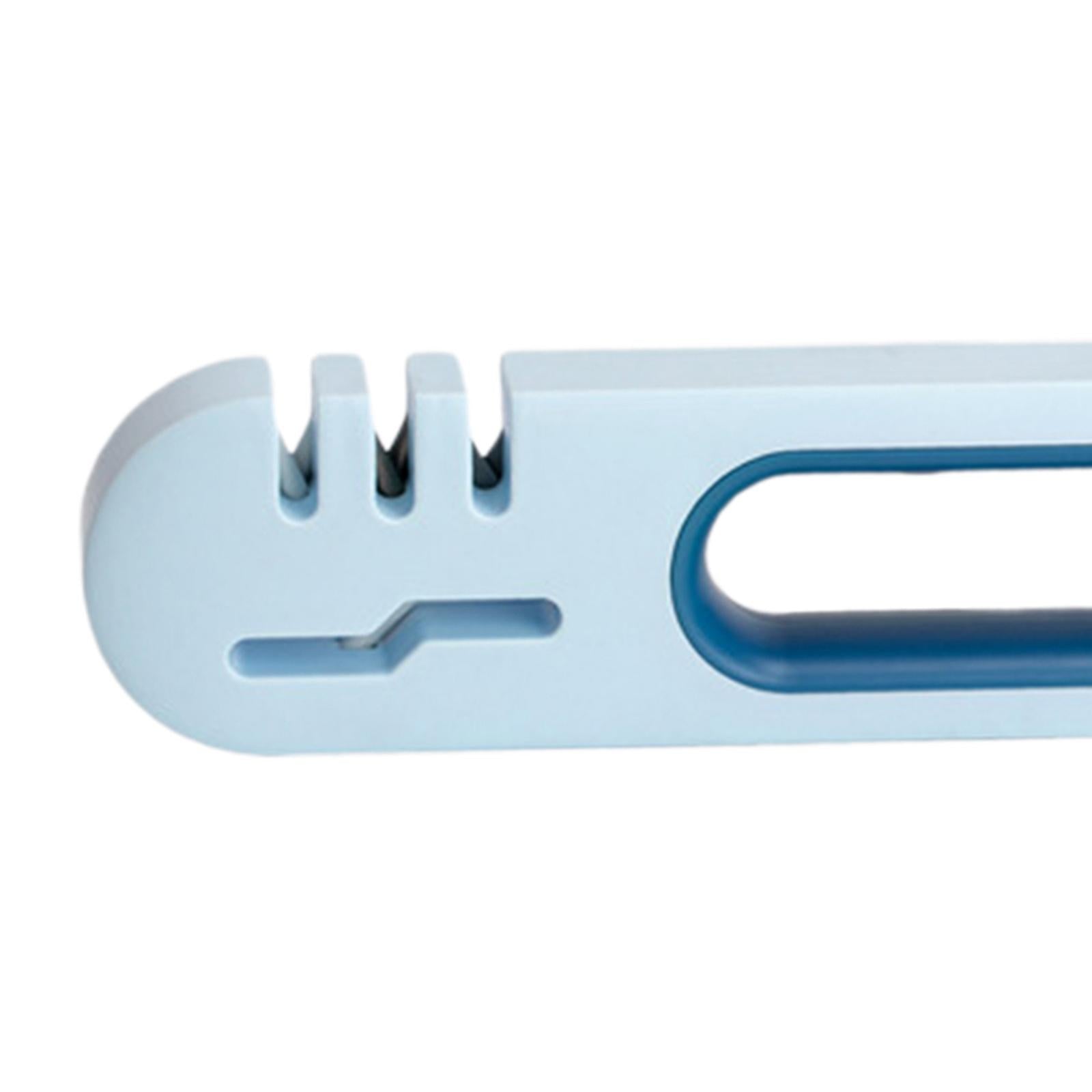 4-in-1 Kitchen Sharpener Ceramic Stone Tungsten Carbide Blue