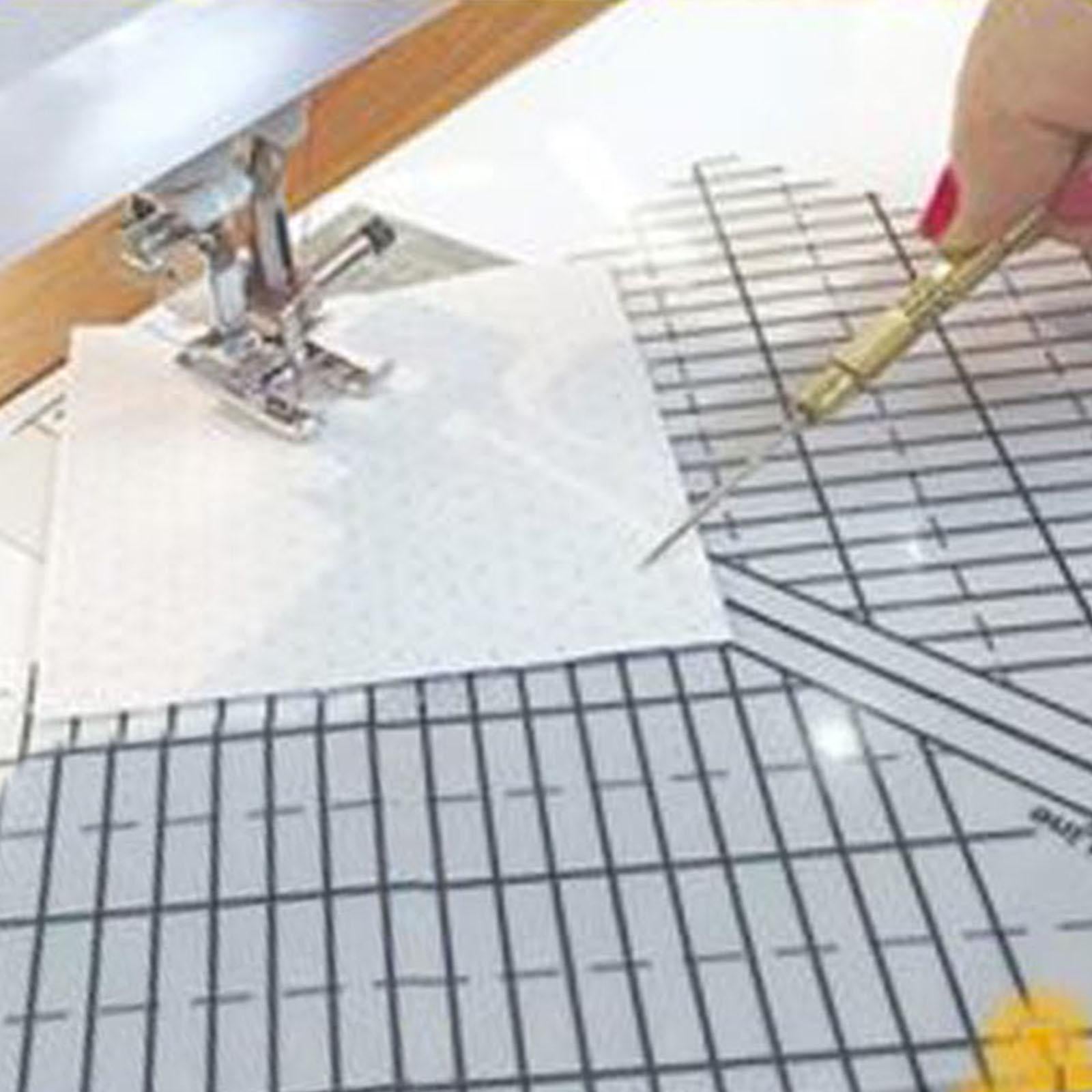 Arc Quilting Straight Ruler Sewing Machine Ruler for Quilting Crafting