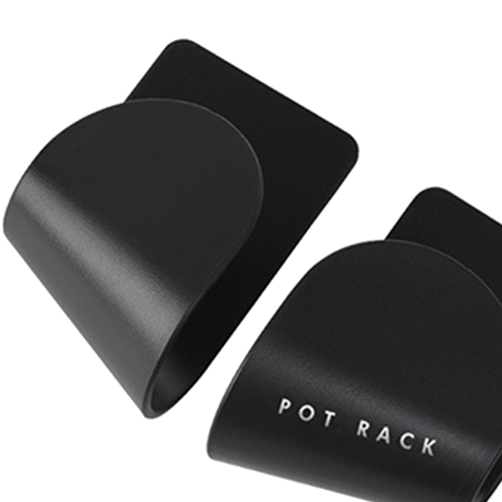 Pot Lid Holder Self Adhesive Hanging Punch-free Save Space Household Tools Black