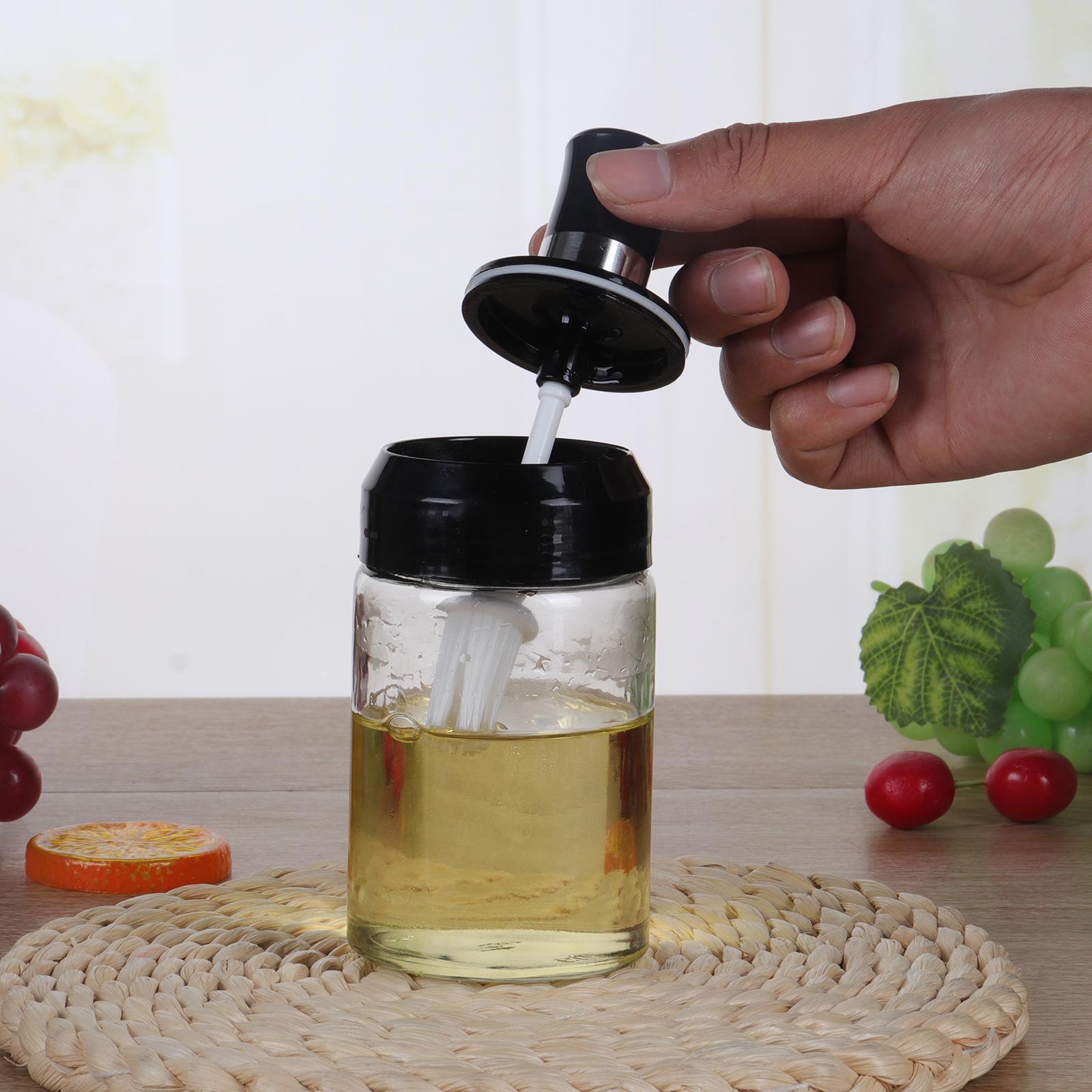 Seasoning Spice Jar Storage Container Rack Kitchen Tools Accessories With Brush