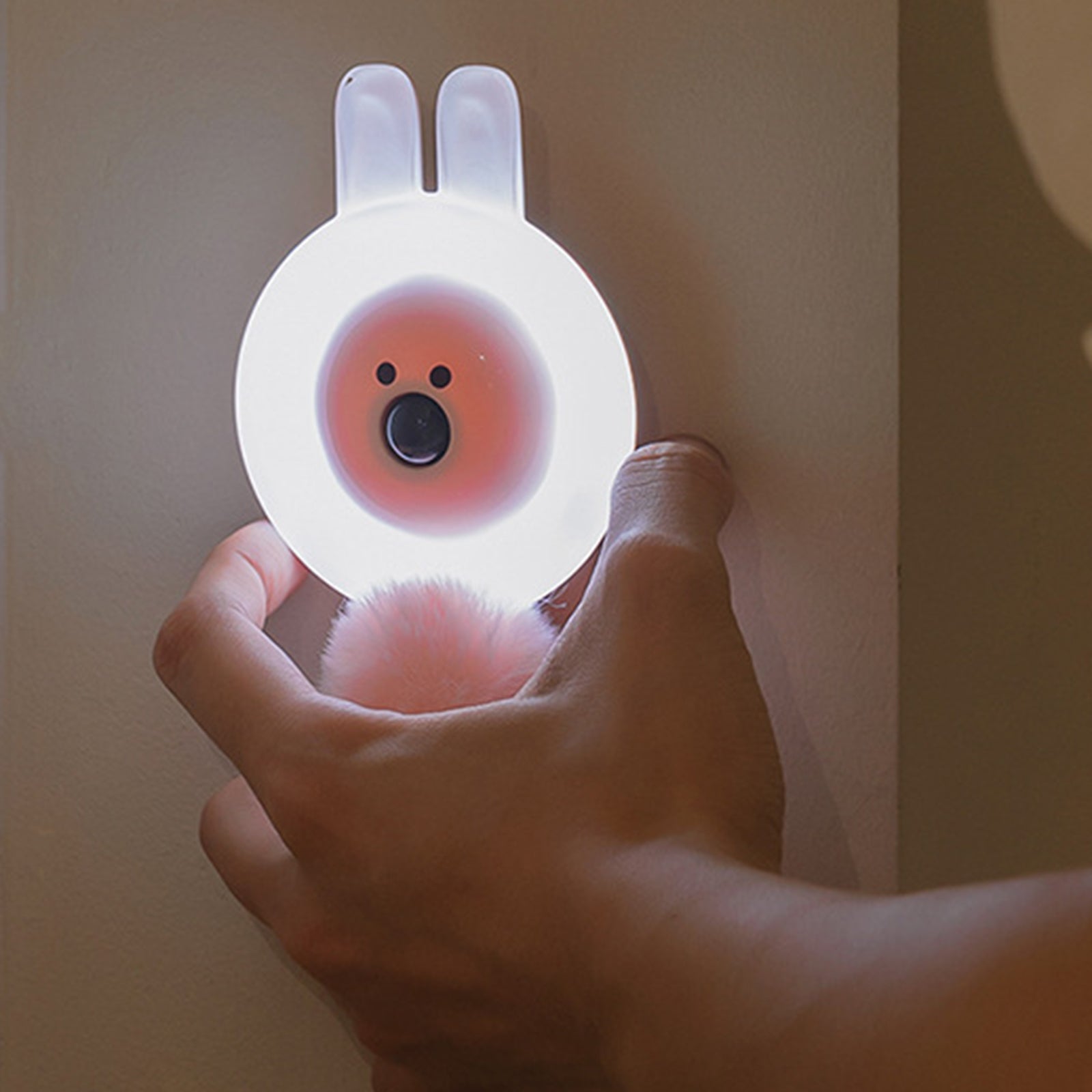 Cute Night Light for Hallway Bathroom Bedroom Children Girl Women Lady white