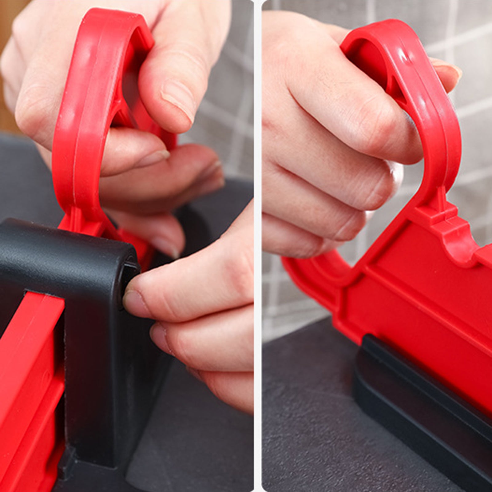 Vegetable Chopper Cutting Grater Carrot Potatoes Kitchen Tools Red