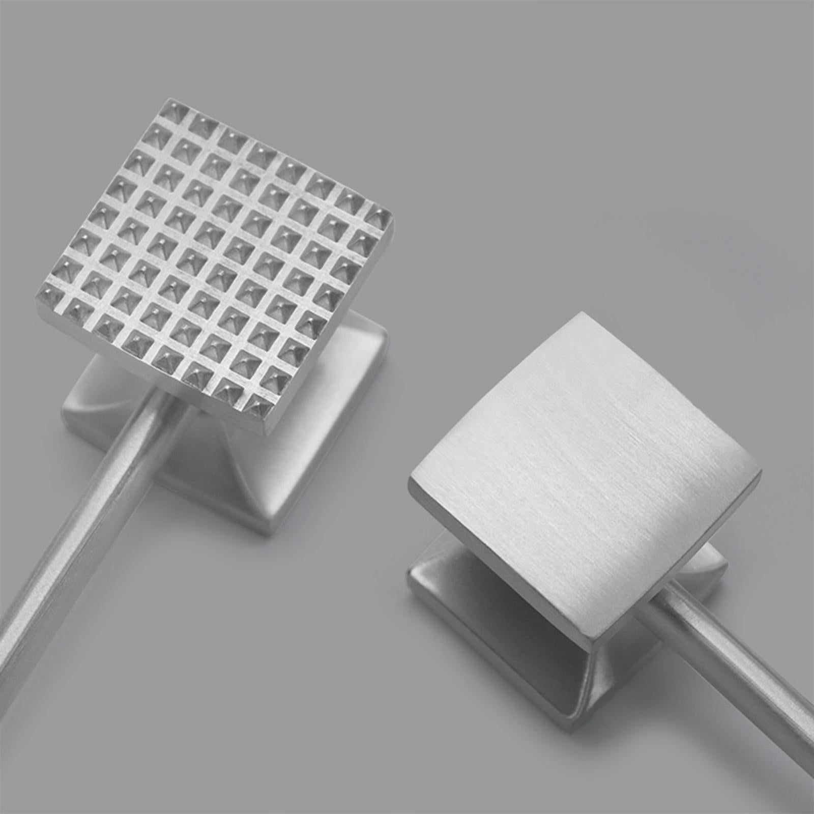 Two Sides Aluminum Material Meat Tenderizer Heavy Duty Kitchen Tool