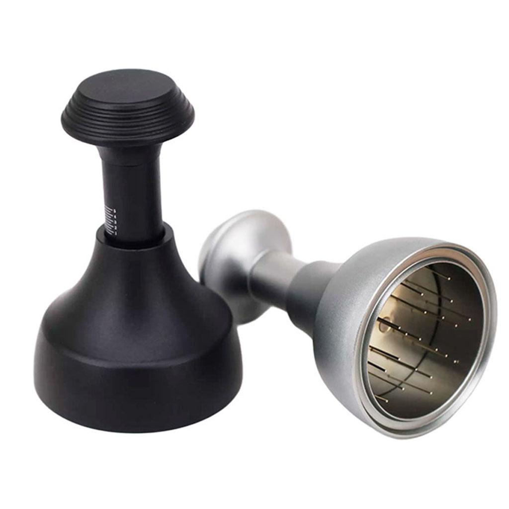 1pc 51mm Needle Coffee Tamper Needle Type Distributor Dispensing for Bar black