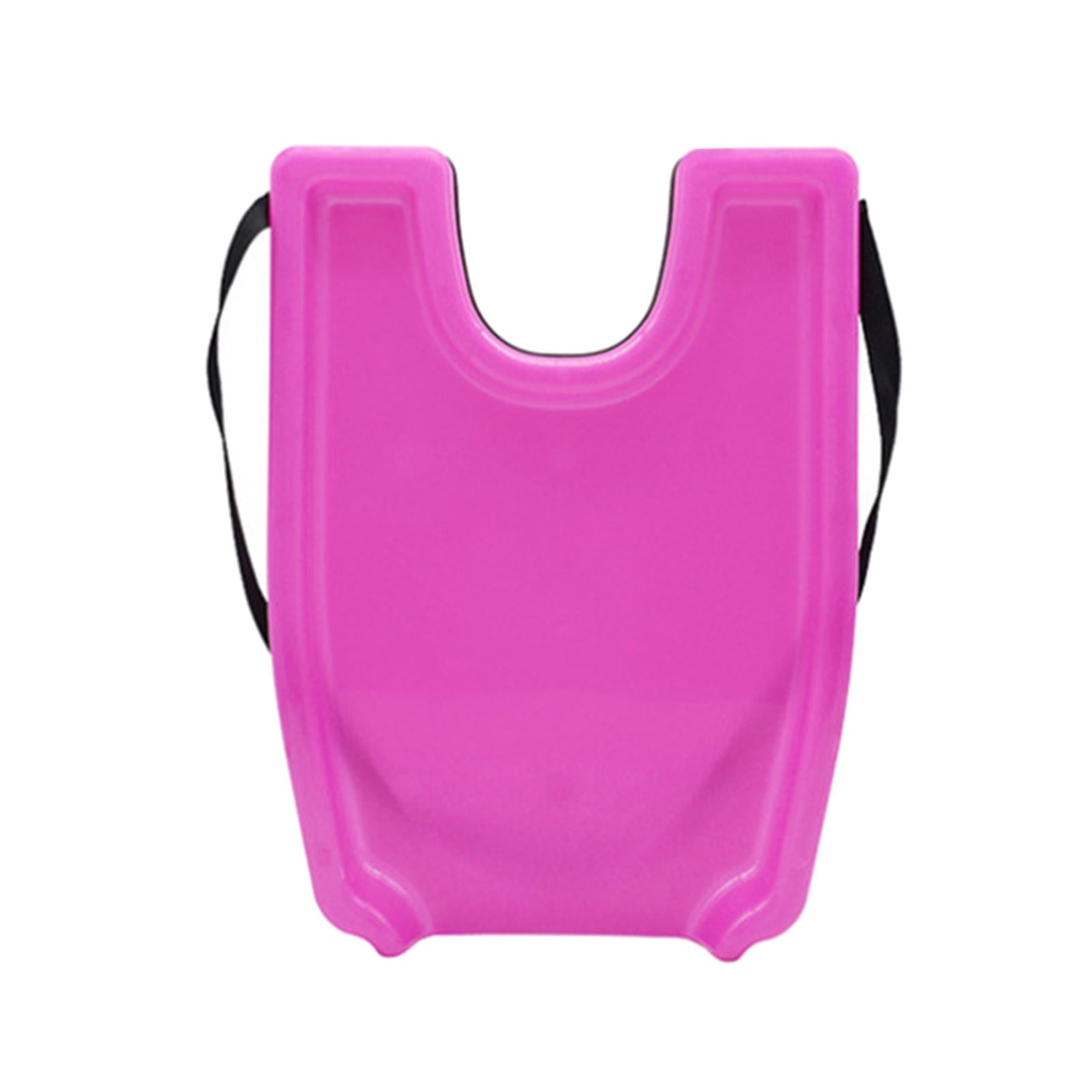 Portable Hair Shampoo Washing Tray Sink Bowl for Home for Patient Rose Red