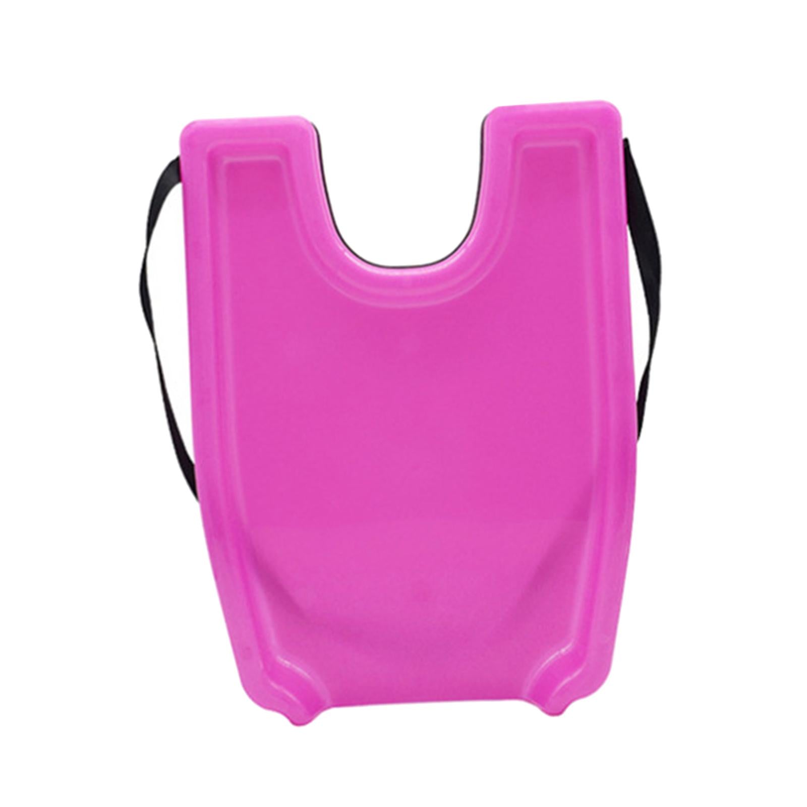 Portable Hair Shampoo Washing Tray Sink Bowl for Home for Patient Rose Red