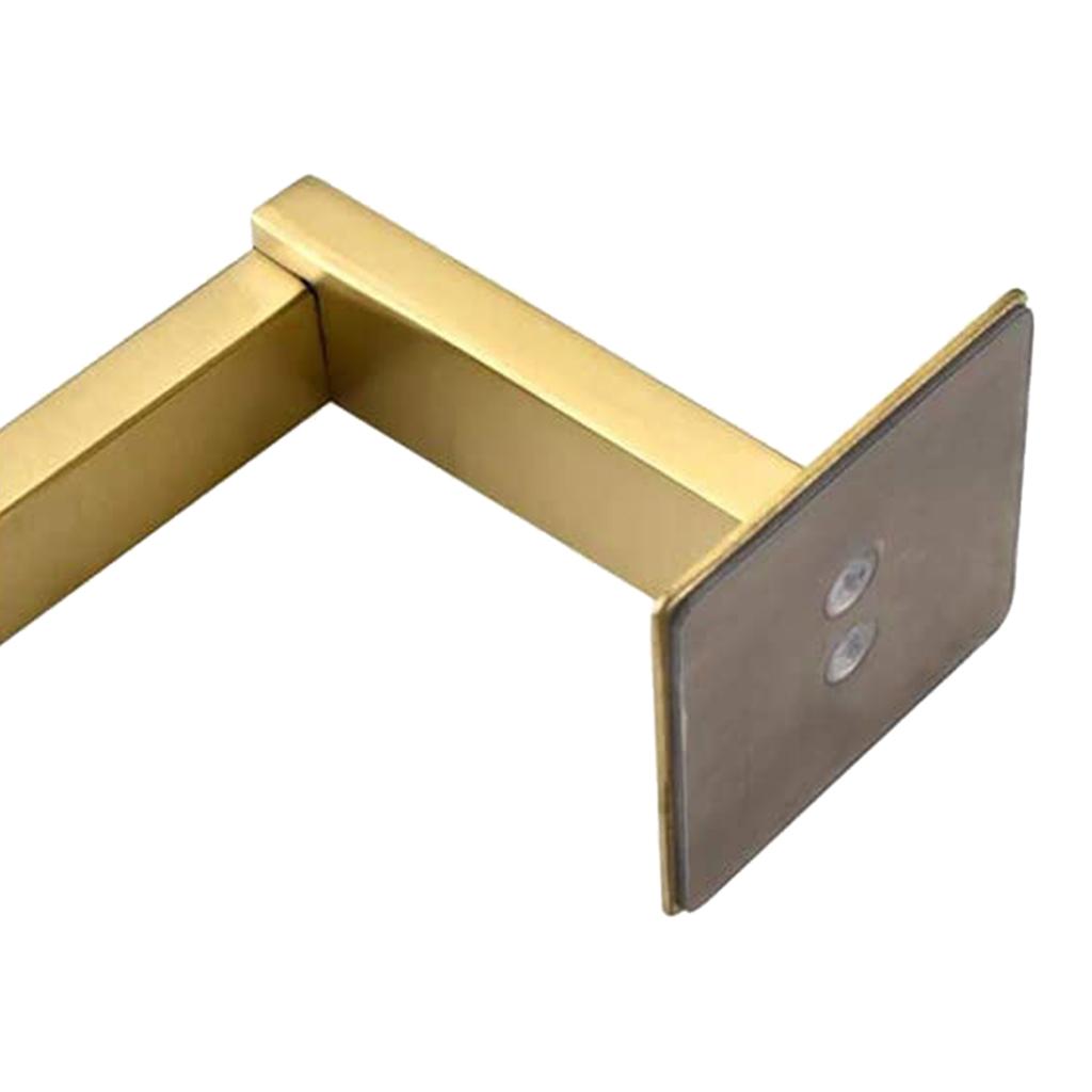 Self-Adhesive Hook Kitchen Bathroom Wall Stainless Steel Sticky Hanger Gold