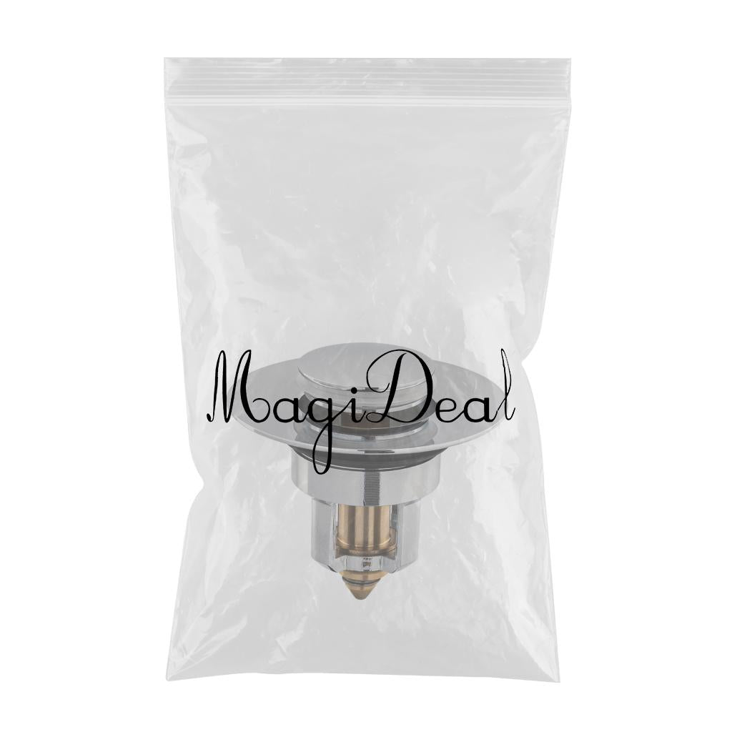Universal Basin Drain Filter Vanity Sink Bathtub Plug Stopper with Basket Small