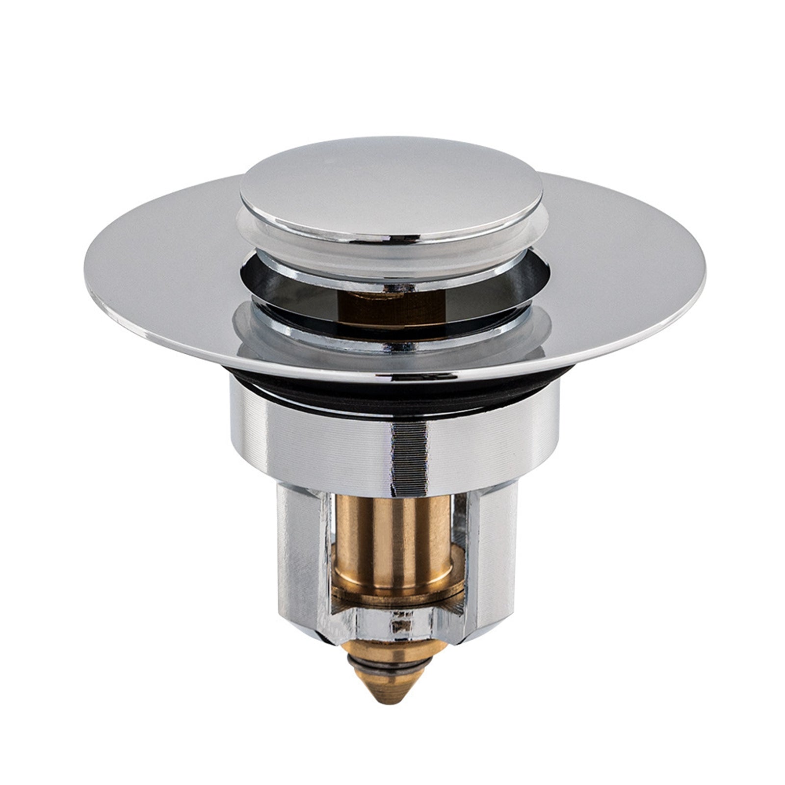 Universal Basin Drain Filter Vanity Sink Bathtub Plug Stopper with Basket Small