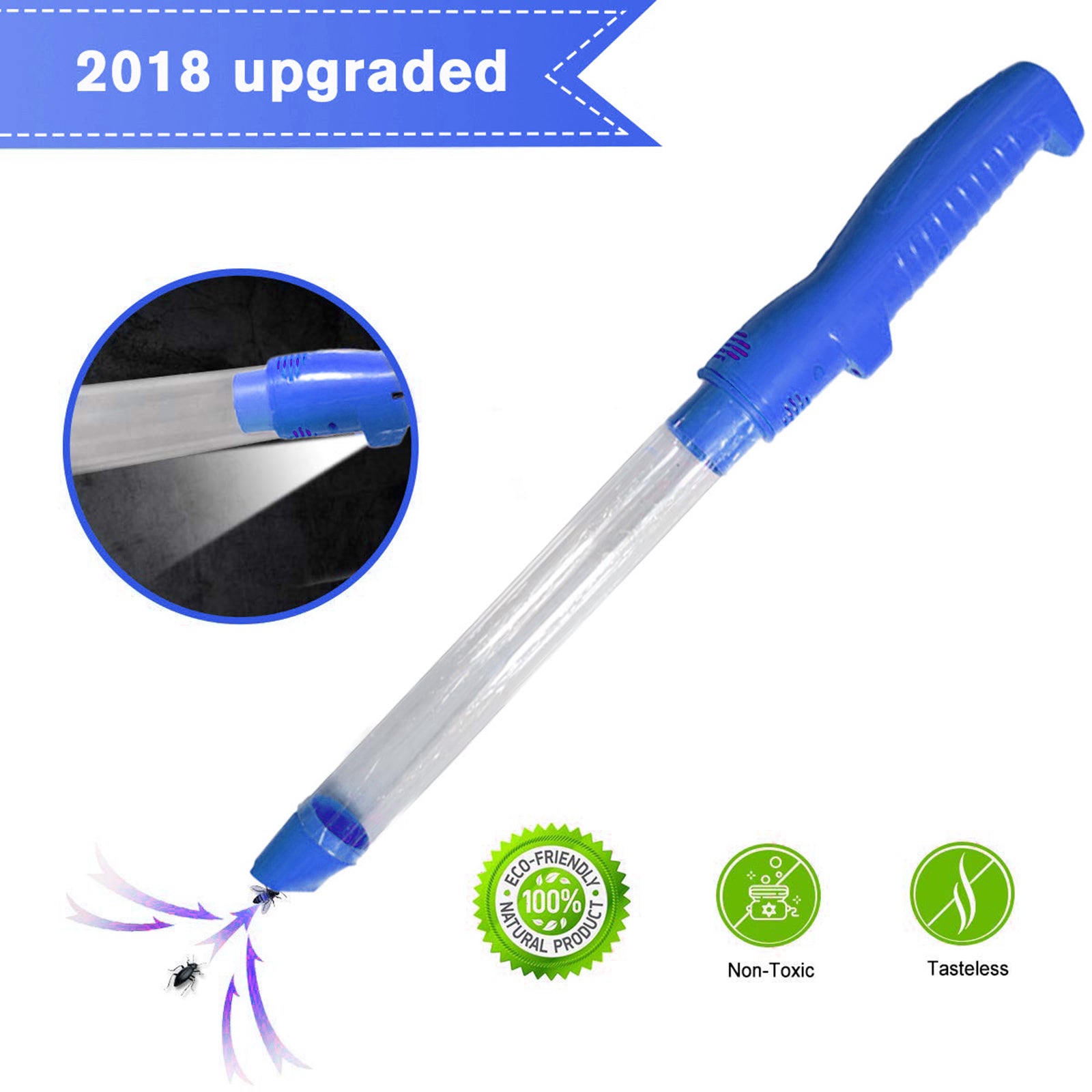 Powerful Handheld Vacuum Bug Catcher Catch Insect Sucking Electronic Catcher