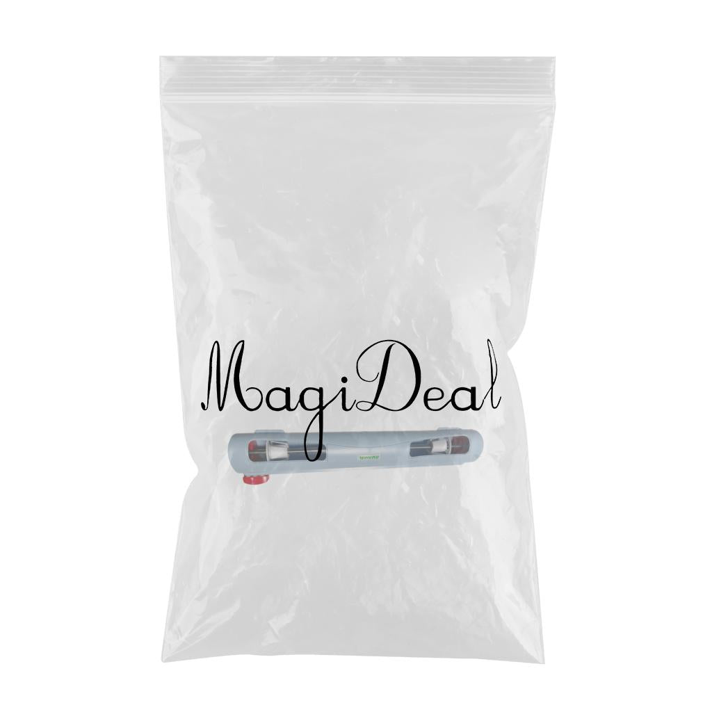 Refillable Wrap Foil Dispenser Magnetic Cling Film Cutter Kitchen Organizer blue