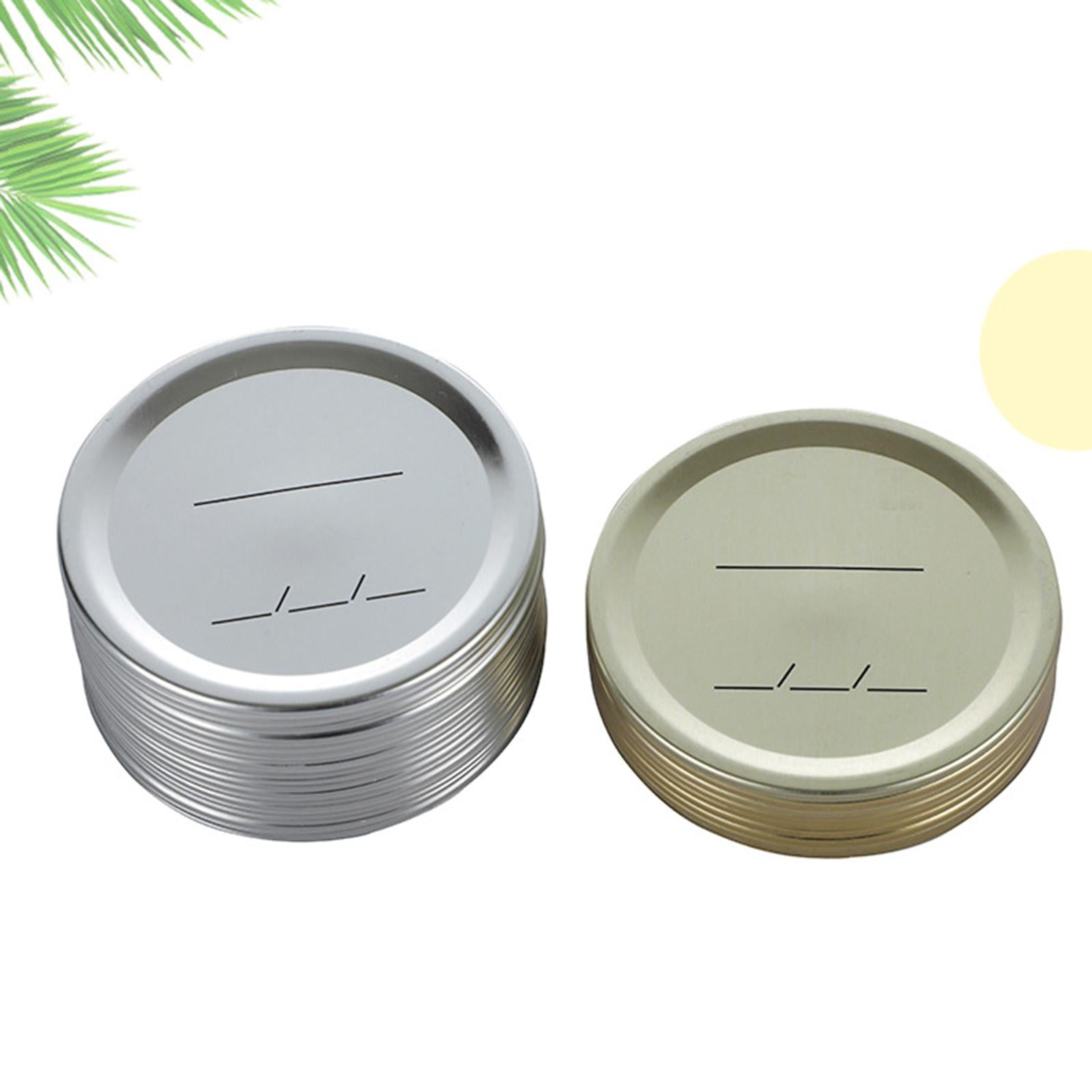 Canning Lids Canning Jar Caps Pickled Food Organizer Silver 70mm 70pcs