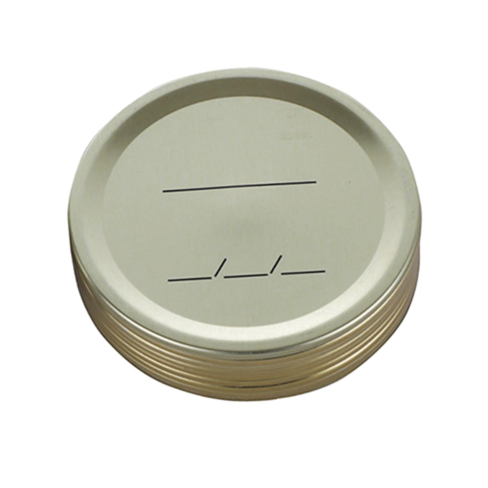 Canning Lids Canning Jar Caps Pickled Food Organizer Golden 86mm 50pcs
