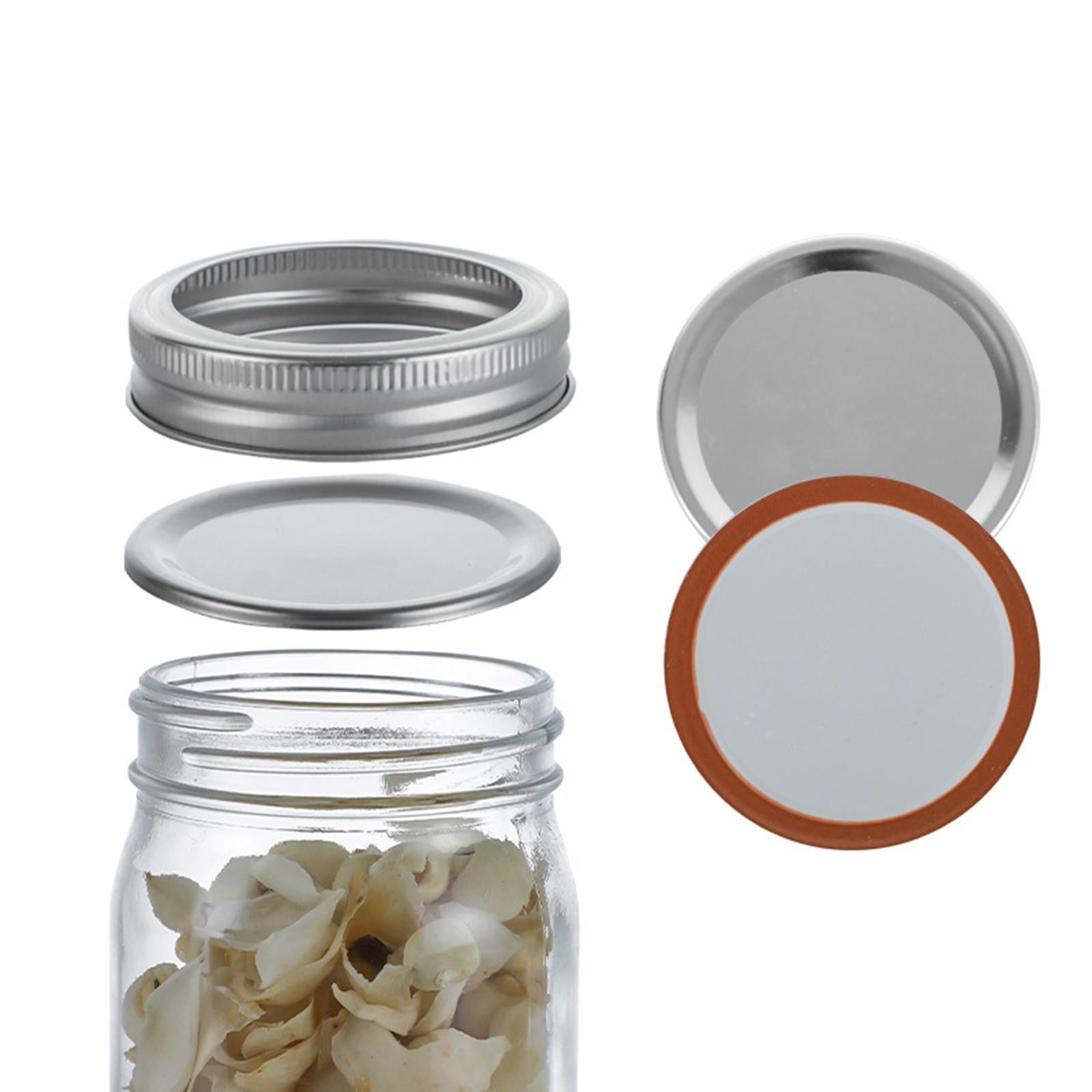 Canning Lids Canning Jar Caps Pickled Food Organizer Golden 86mm 50pcs