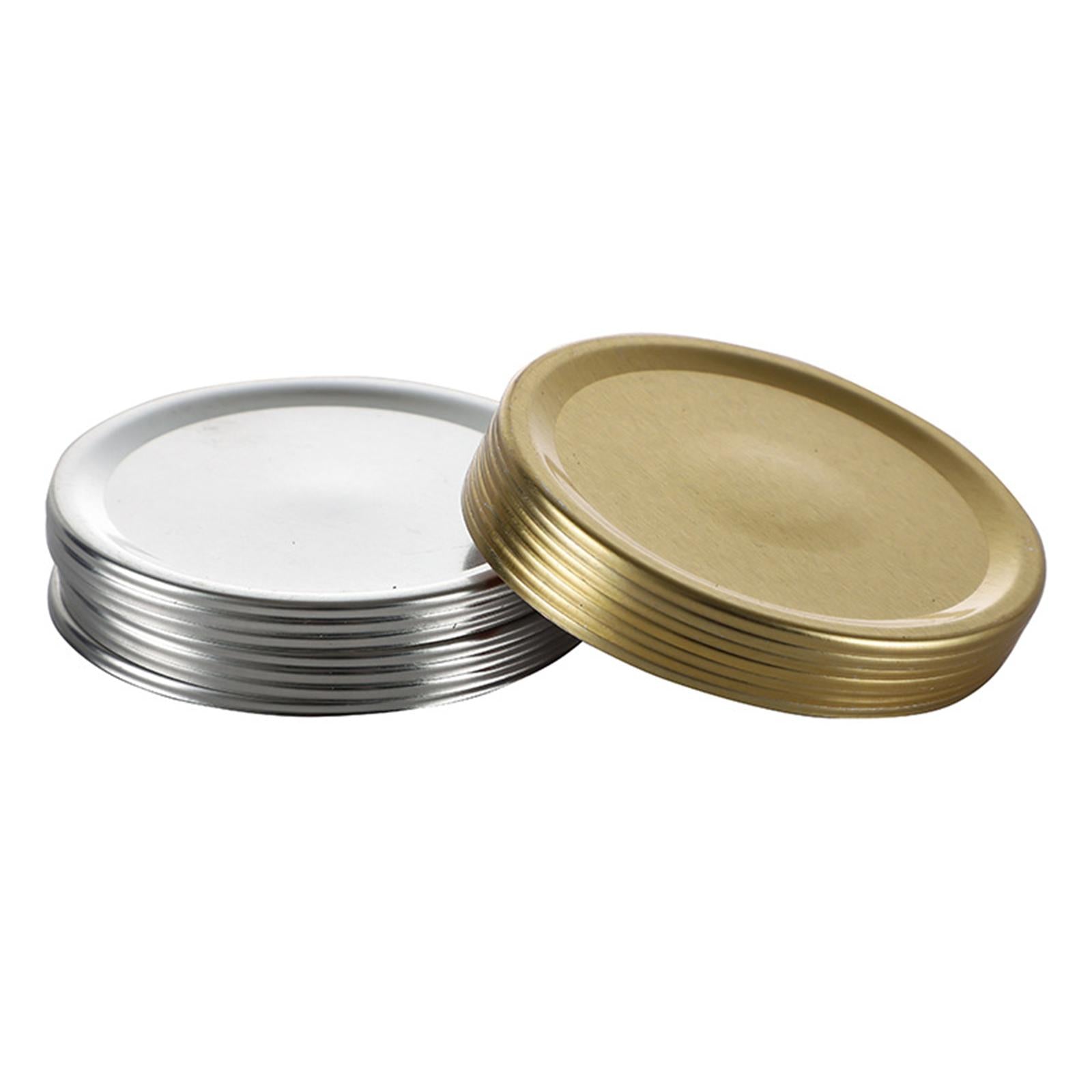 Canning Lids Canning Jar Caps Pickled Food Organizer Golden 86mm 50pcs