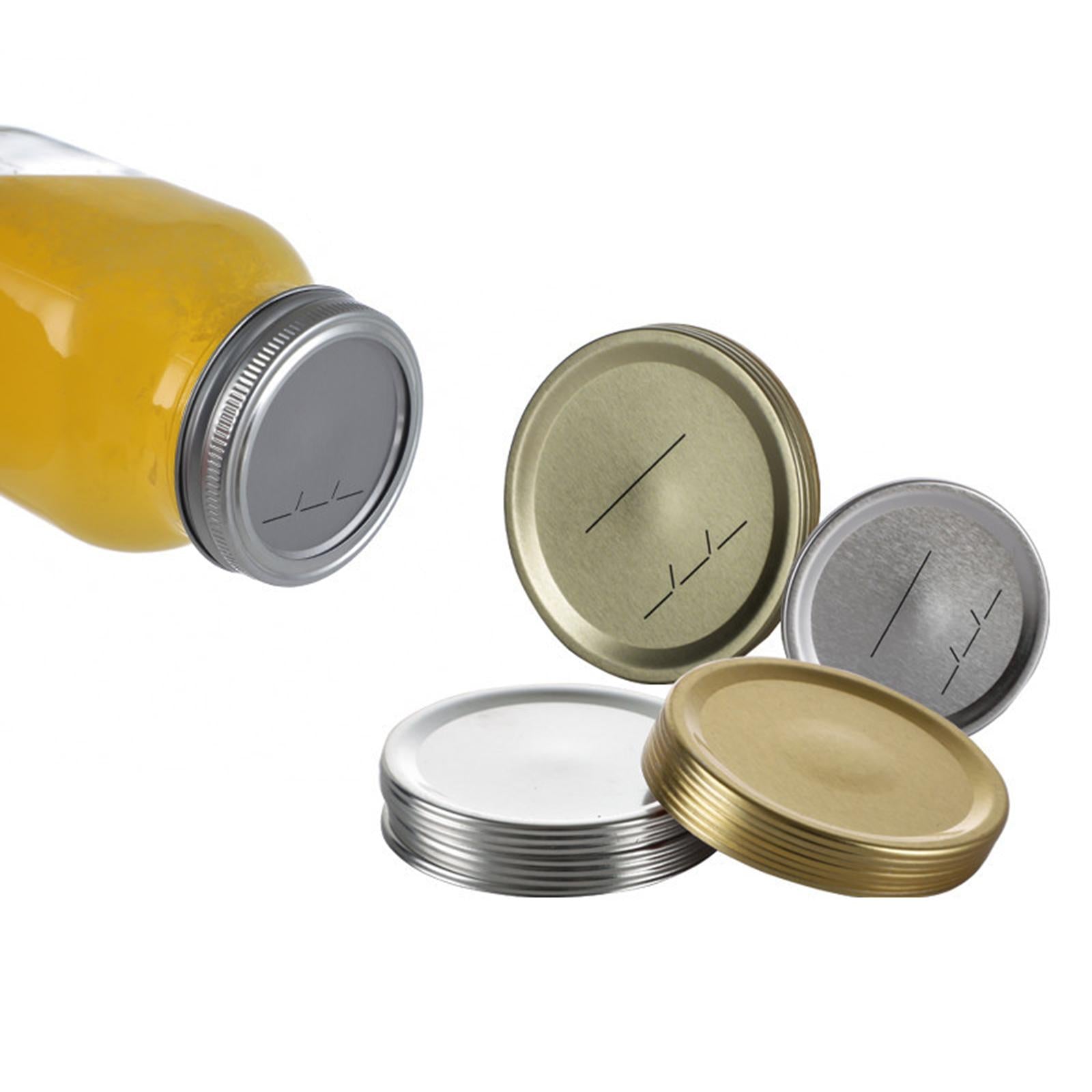 Canning Lids Canning Jar Caps Pickled Food Organizer Silver 86mm 50pcs