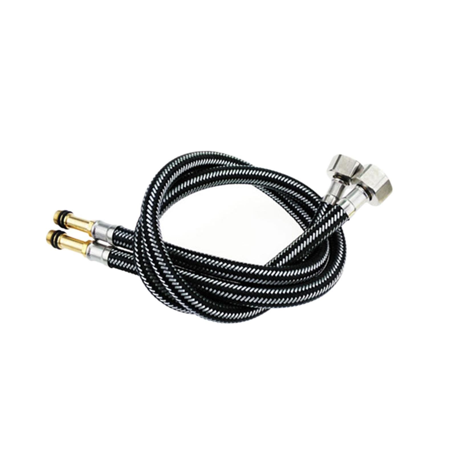 Bathroom Sink Faucet Water Tap Basin Faucet for Bathroom Silver Hose