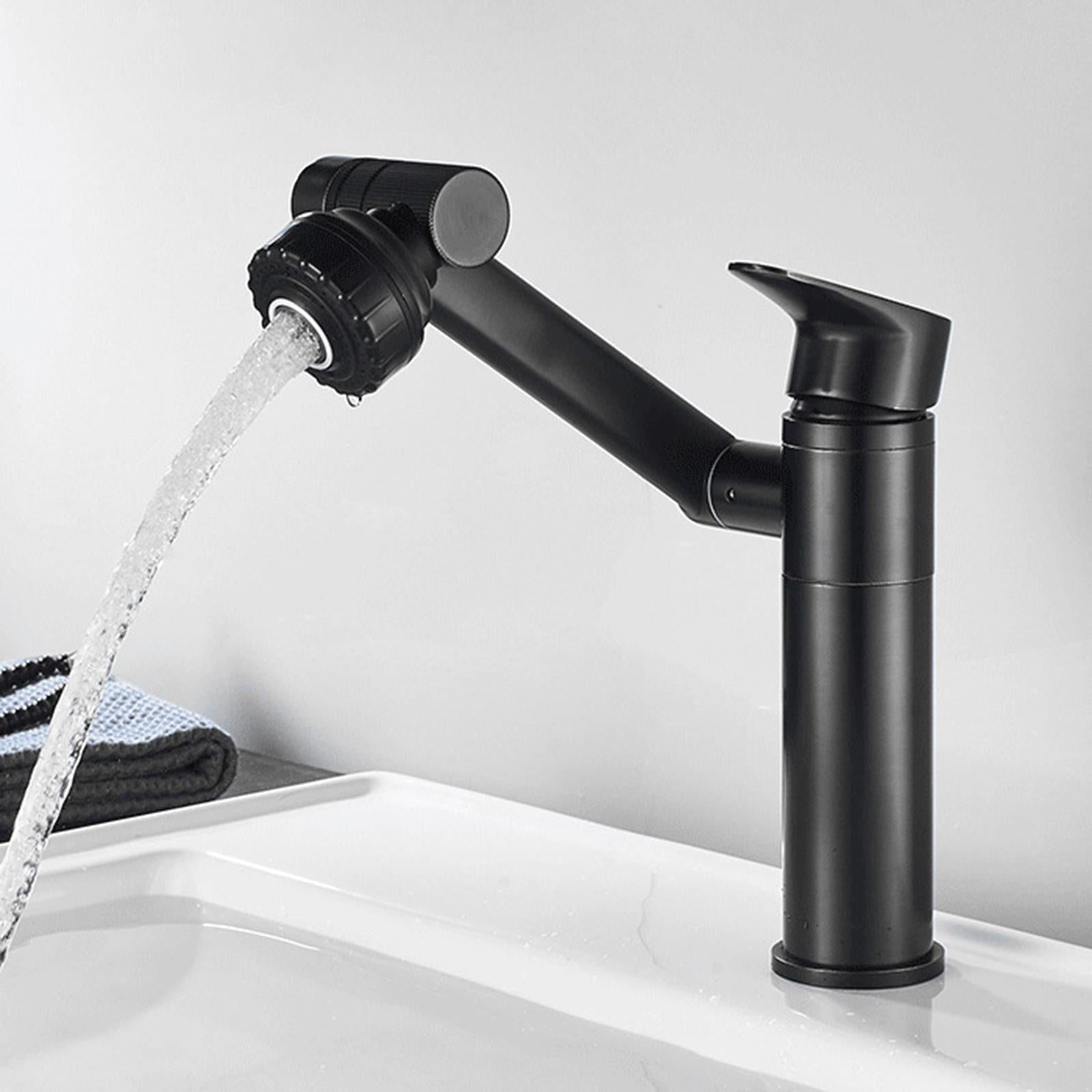 Bathroom Sink Faucet Water Tap Basin Faucet for Bathroom Black