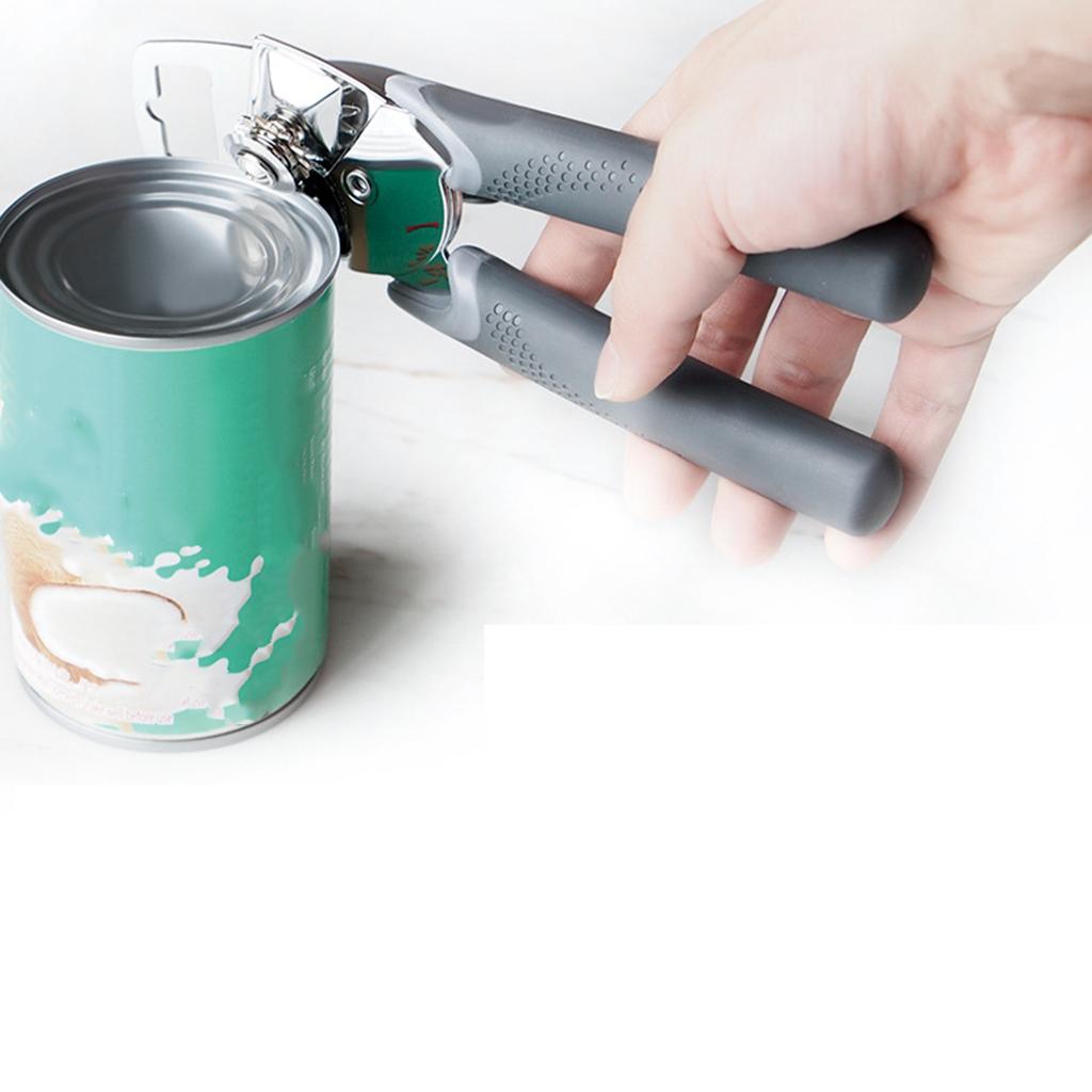 Professional Stainless Manual Can Opener Hand Grip Anti Slip Bottle Opener