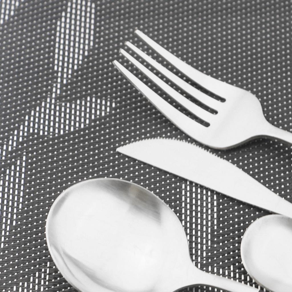 Cutlery Set Stainless Flatware Eating Tableware Cutlery Silver