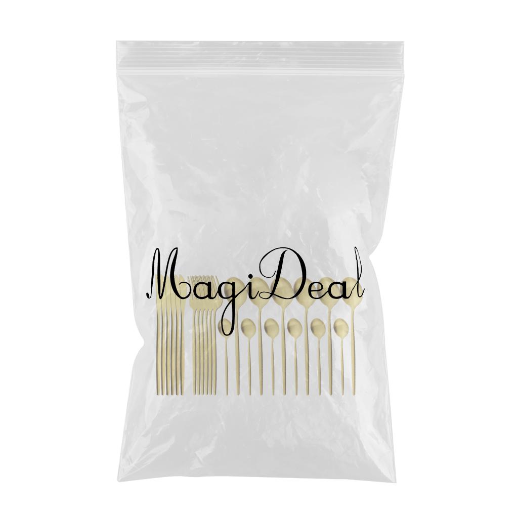 Cutlery Set Stainless Flatware Eating Tableware Cutlery Golden