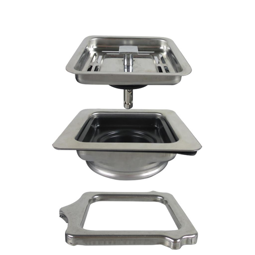 114mm Garbage Disposer Accessories Stainless Steel Adapter Anti-Clogging