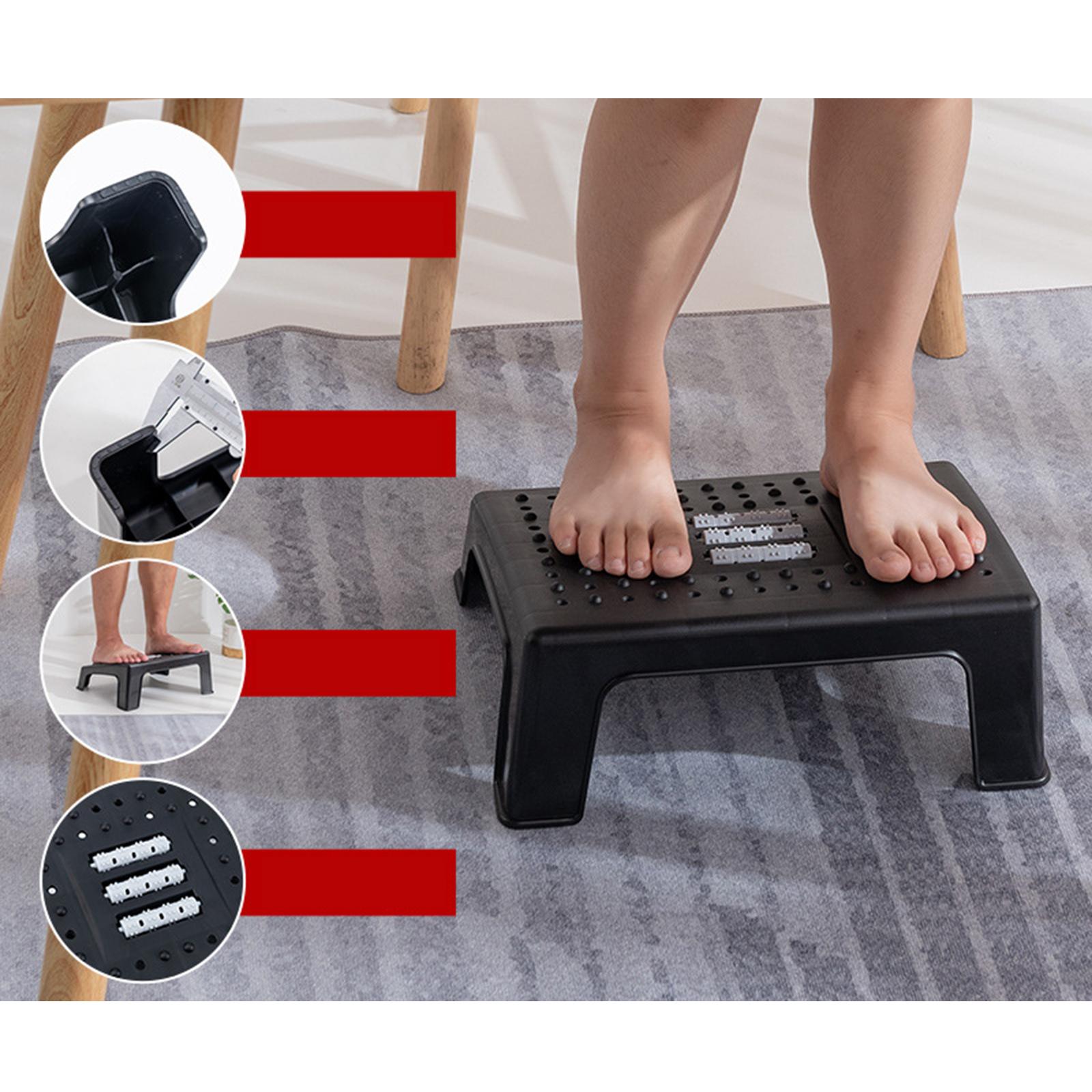 Under Desk Footrest Ergonomic Comfort Non-Skid Bottom Foot Stool for Gaming