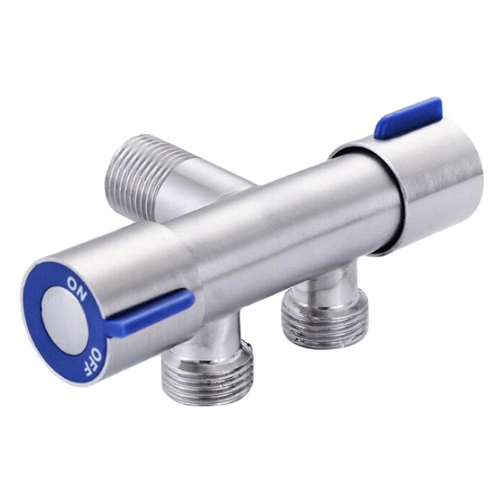 Faucet Diverter Diverter Valve Double Handle Dual Control Kitchen Accessory