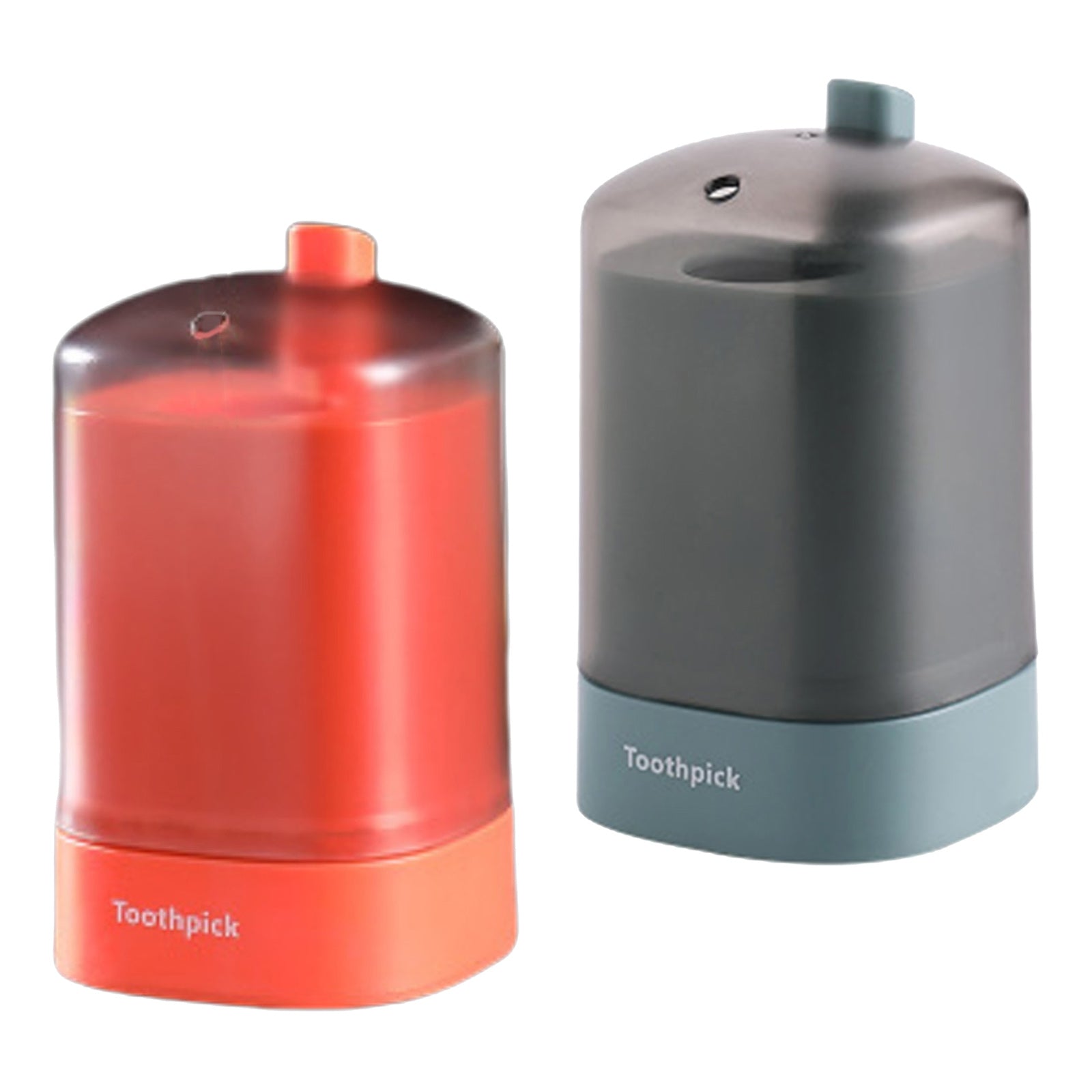 Automatic Pops-up Toothpick Holder Container Portable Toothpick Dispenser Red