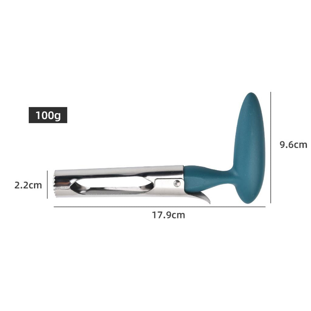 Apple Corer Tools Spiral Gadgets Easy to use for Bell Peppers Veggie Pears blue