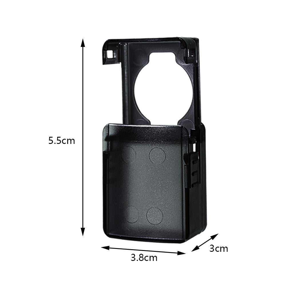 Childproof Door Knob Cover Finger Guard No Drilling for Baby Safety Products Black Frosted