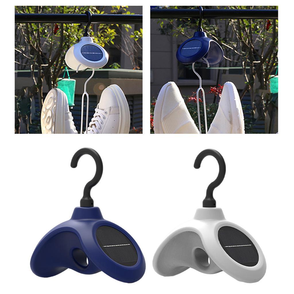 Drying Rack Lightweight Durable Solar-Powered for Terrace Laundry Overcoat White