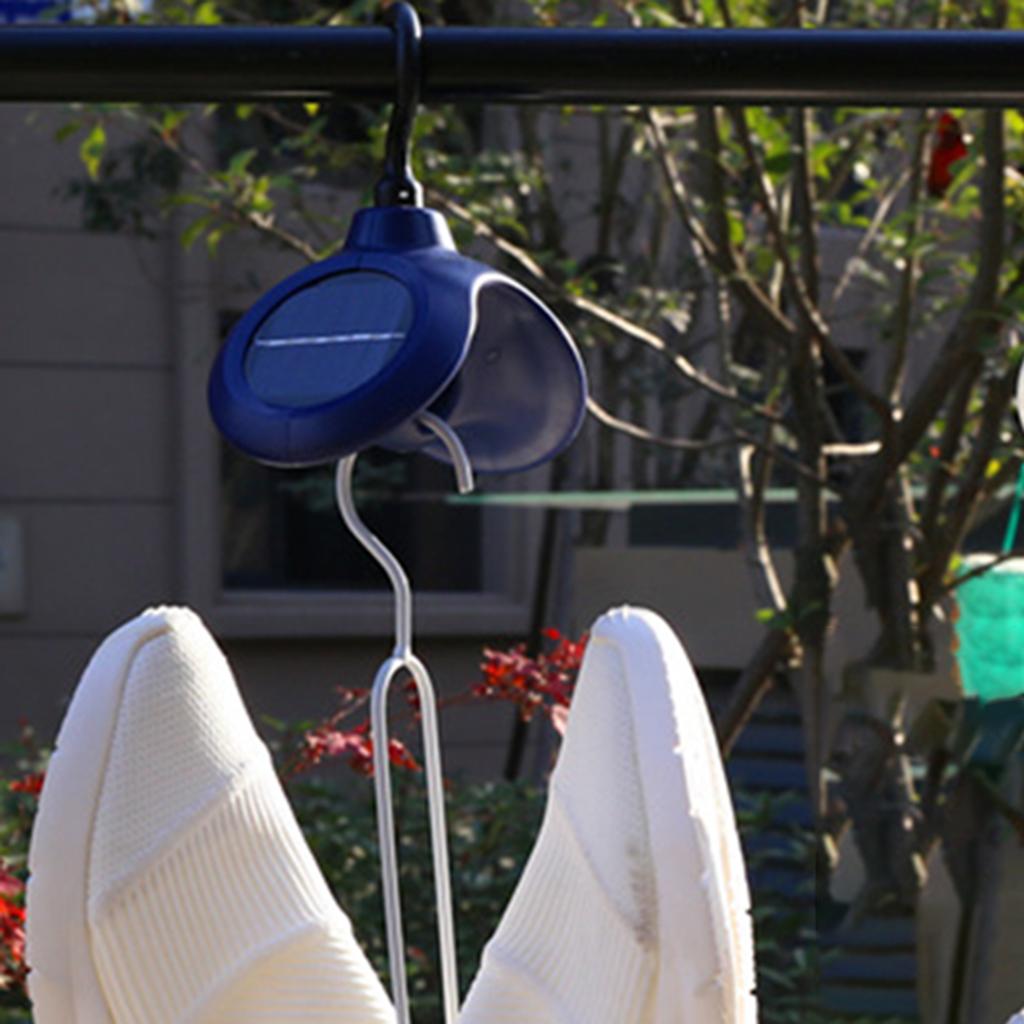 Drying Rack Lightweight Durable Solar-Powered for Terrace Laundry Overcoat Blue