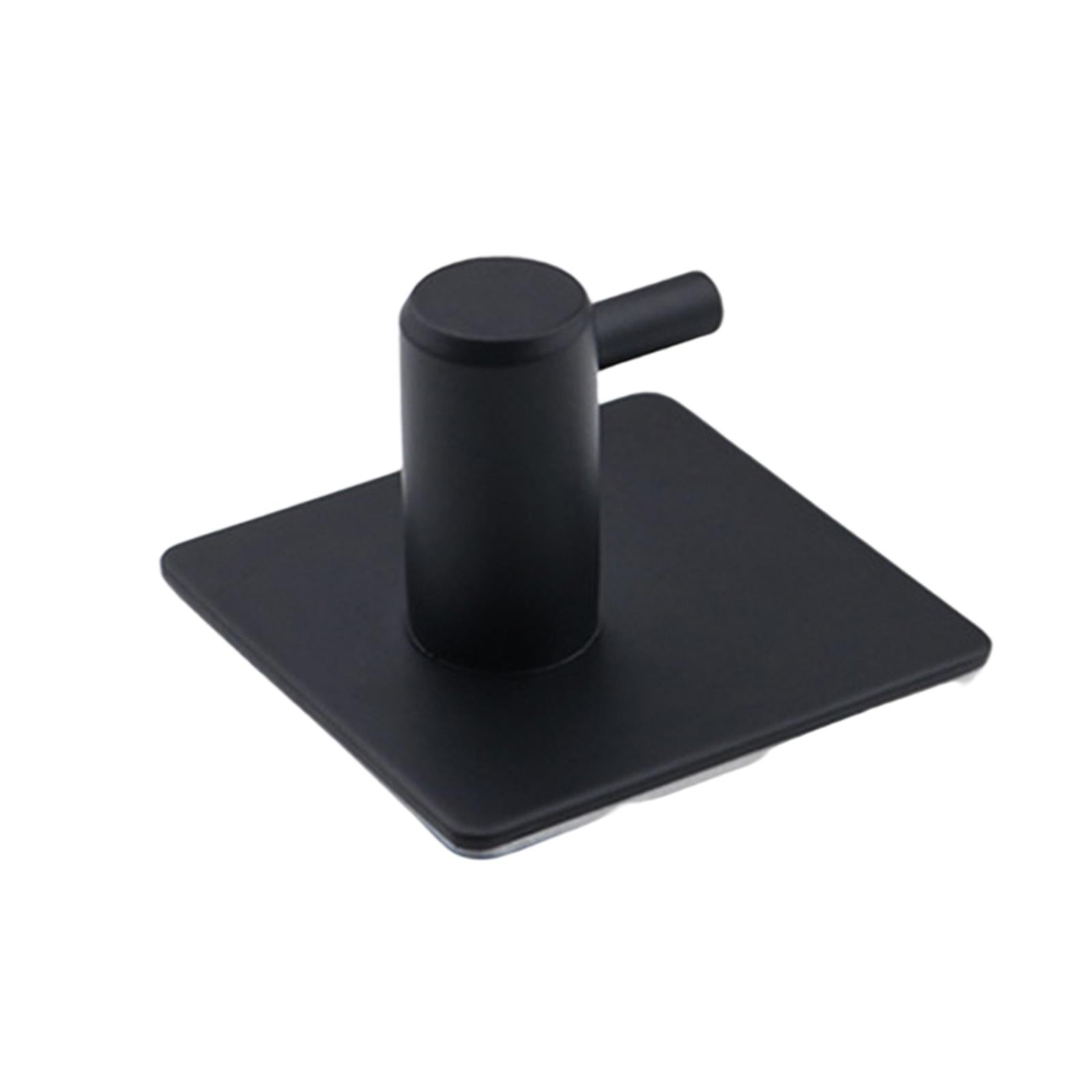 304Stainless steel hook strong adhesive door rear coat hook 12-1-S Black