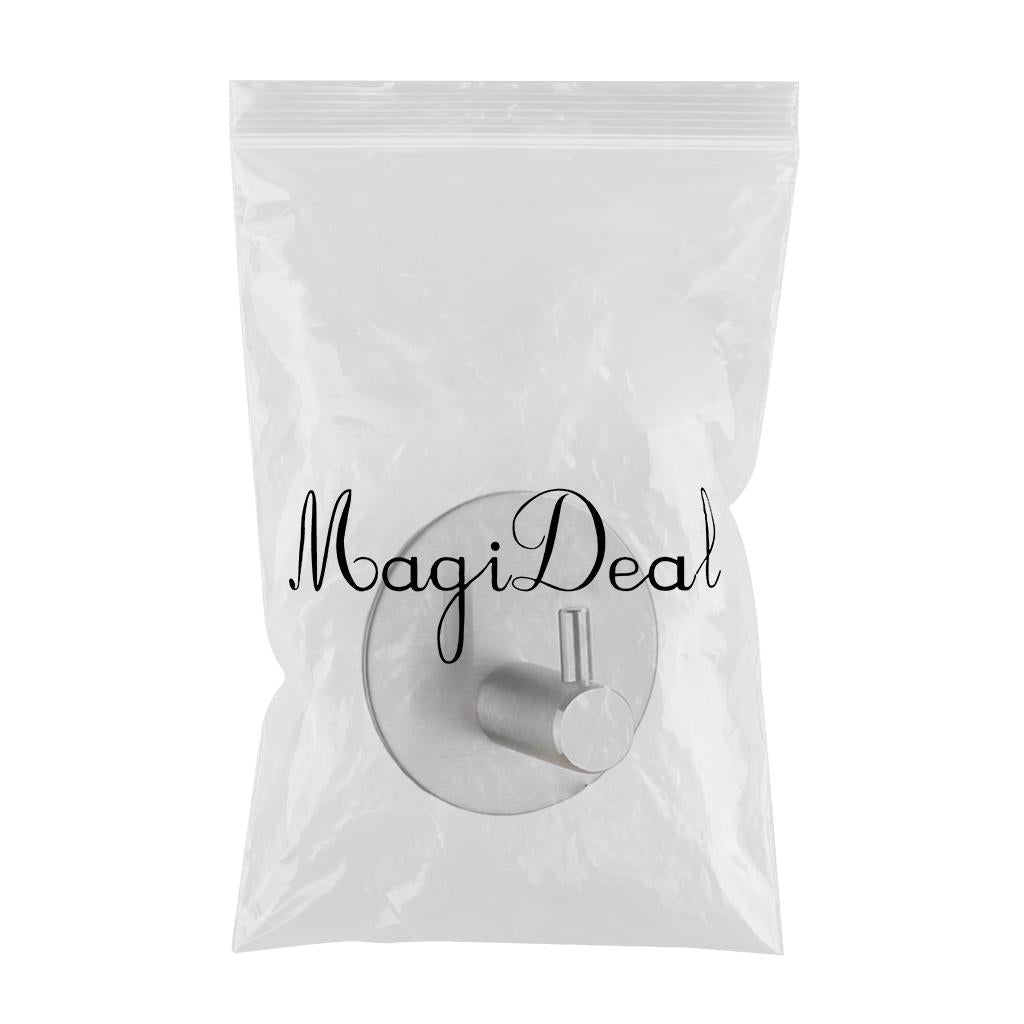 304Stainless steel hook strong adhesive door rear coat hook 14-1-R-W Sliver