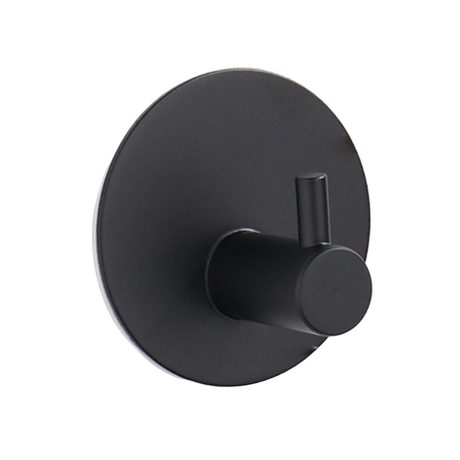 304Stainless steel hook strong adhesive door rear coat hook 14-1-R Black
