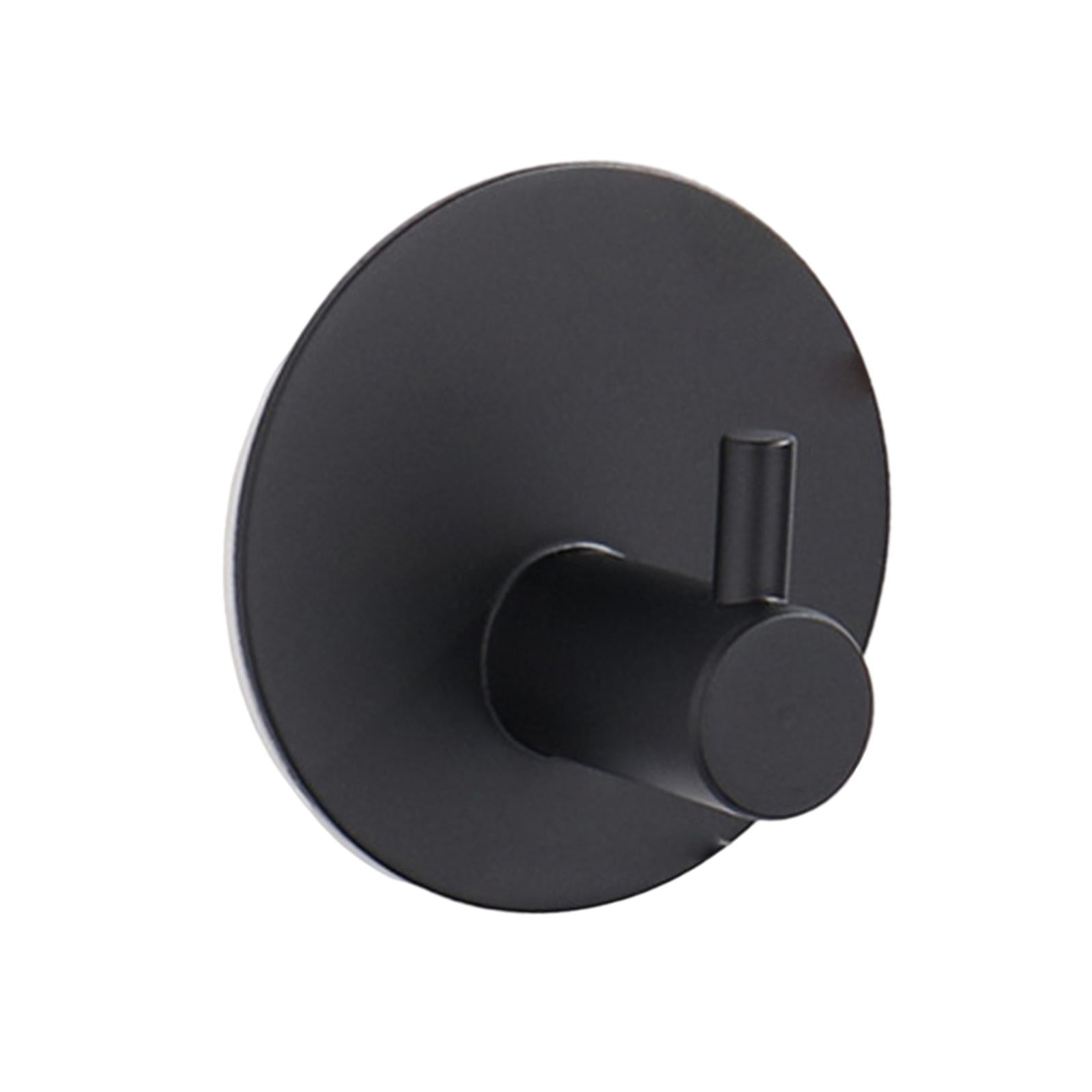 304Stainless steel hook strong adhesive door rear coat hook 14-1-R Black