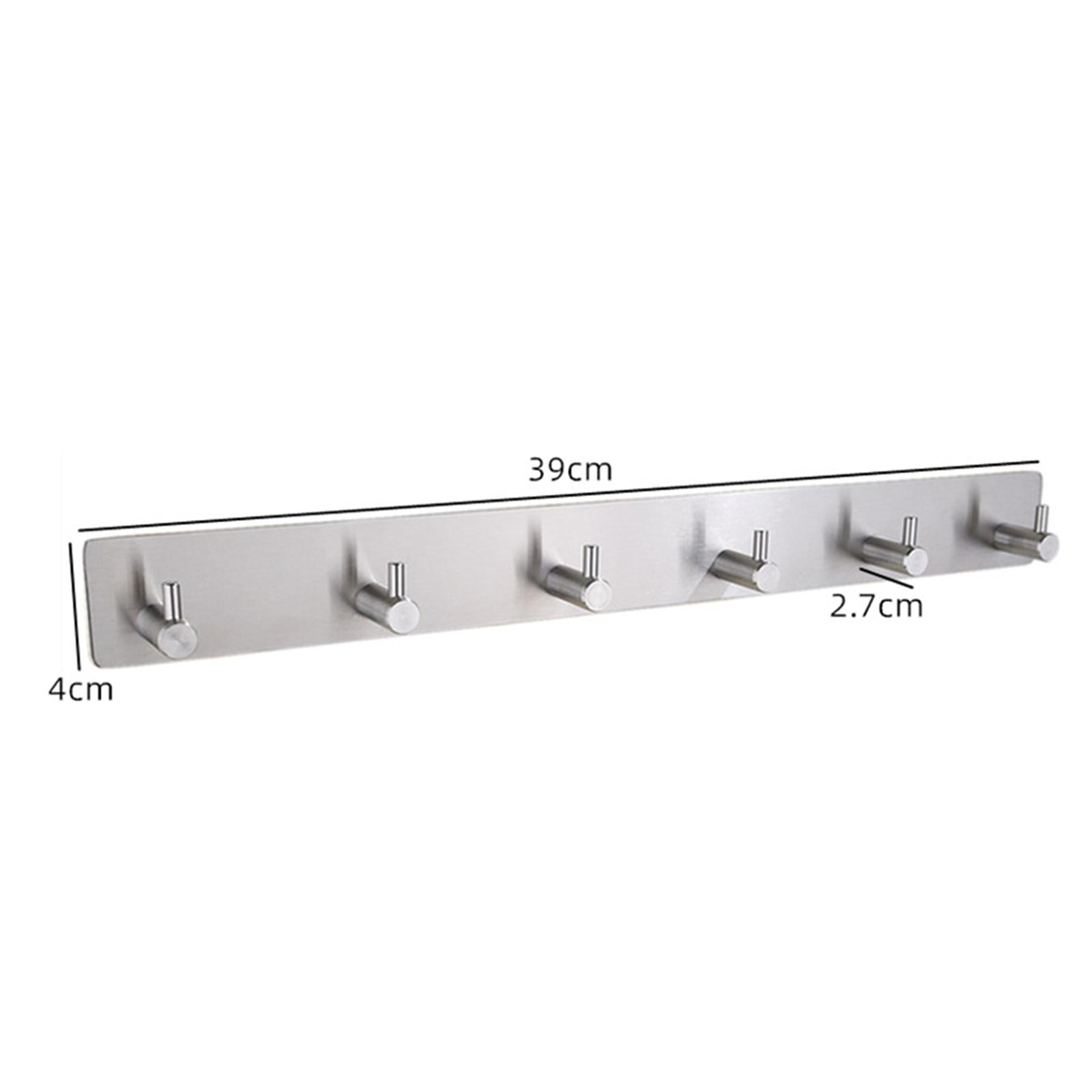 304Stainless steel hook strong adhesive door rear coat hook 12-6-S Sliver