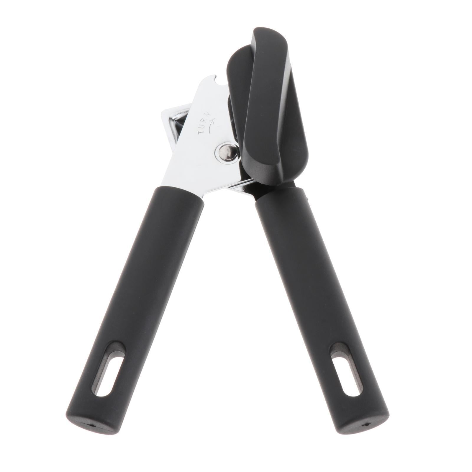 Can Opener Effortless Handheld Non-Slip Lengthened Handle Manual for Kitchen