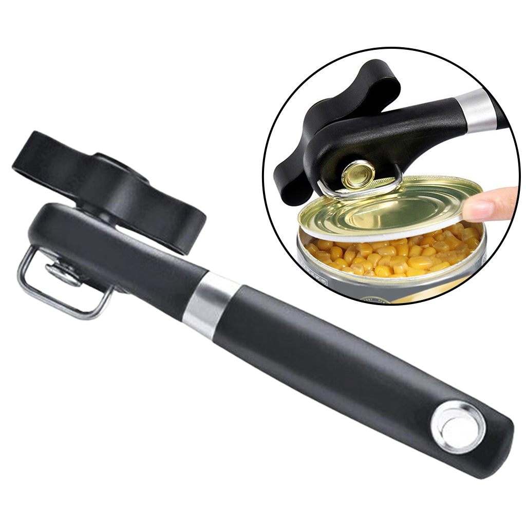 Manual Can Tins Opener Saving Energy Ergonomic Stainless Steel for Kitchen