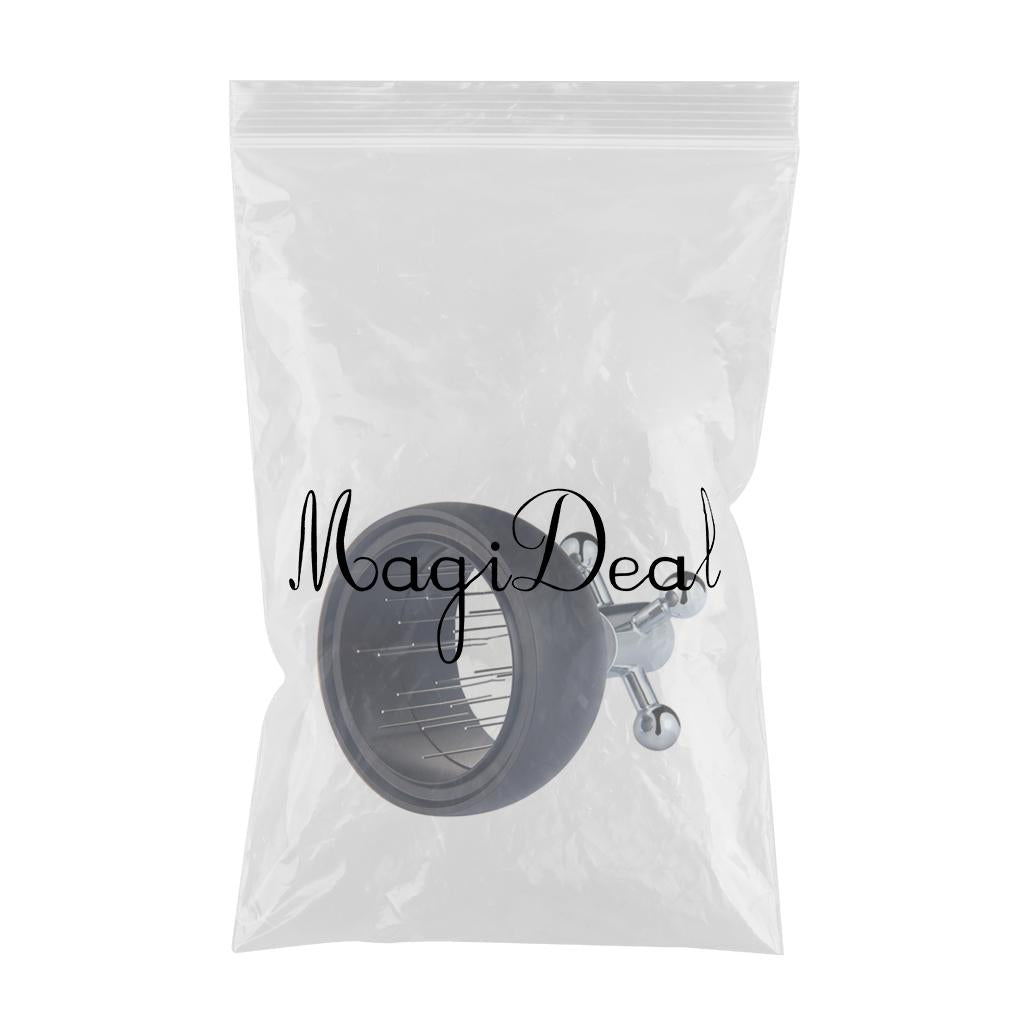 Stainless Steel Coffee Tamper Leveler Needle Type Powder Distributor Tool Black