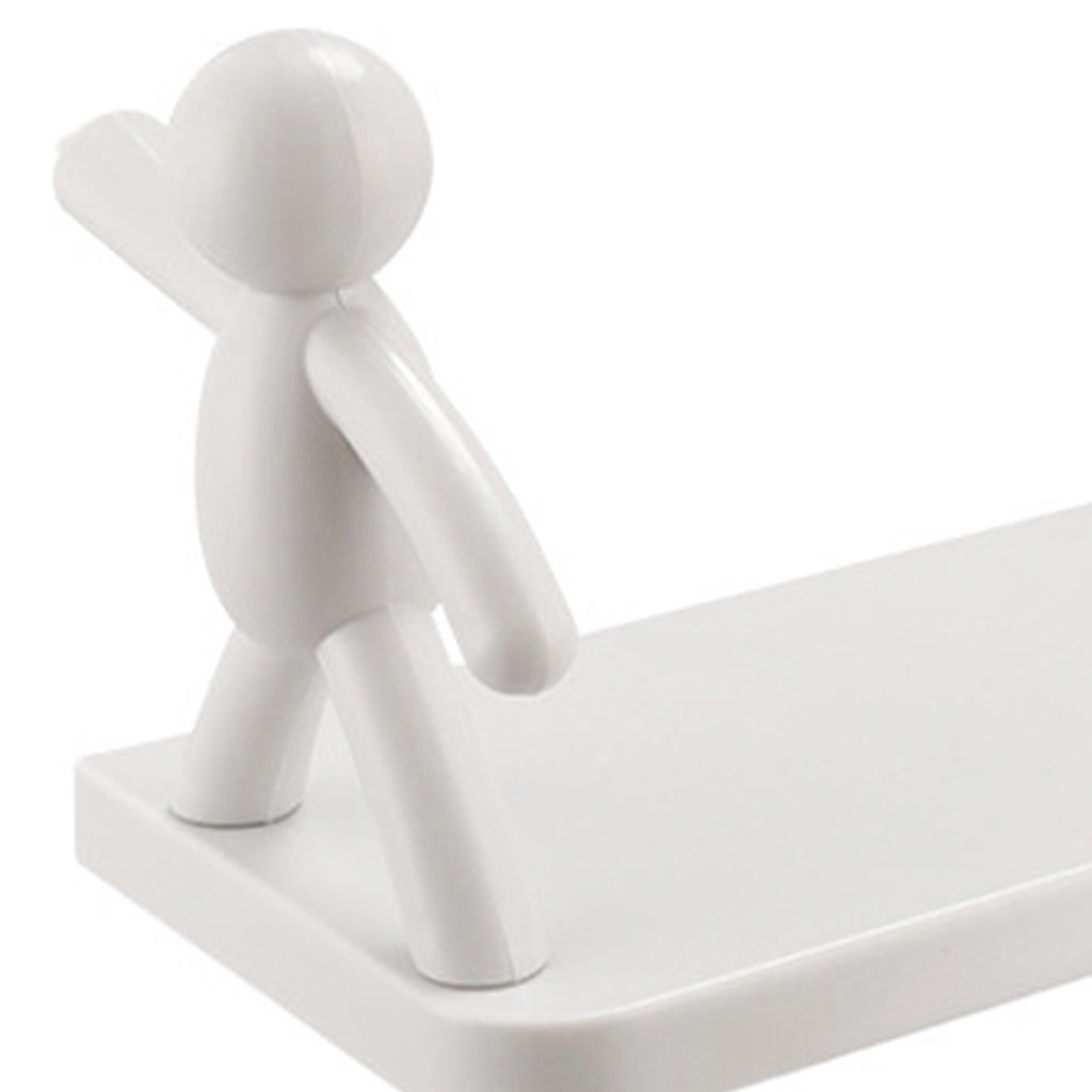 Self Adhesivecute Floating Shelves Wall Shelf for Kitchen Bathroom Entryway gray