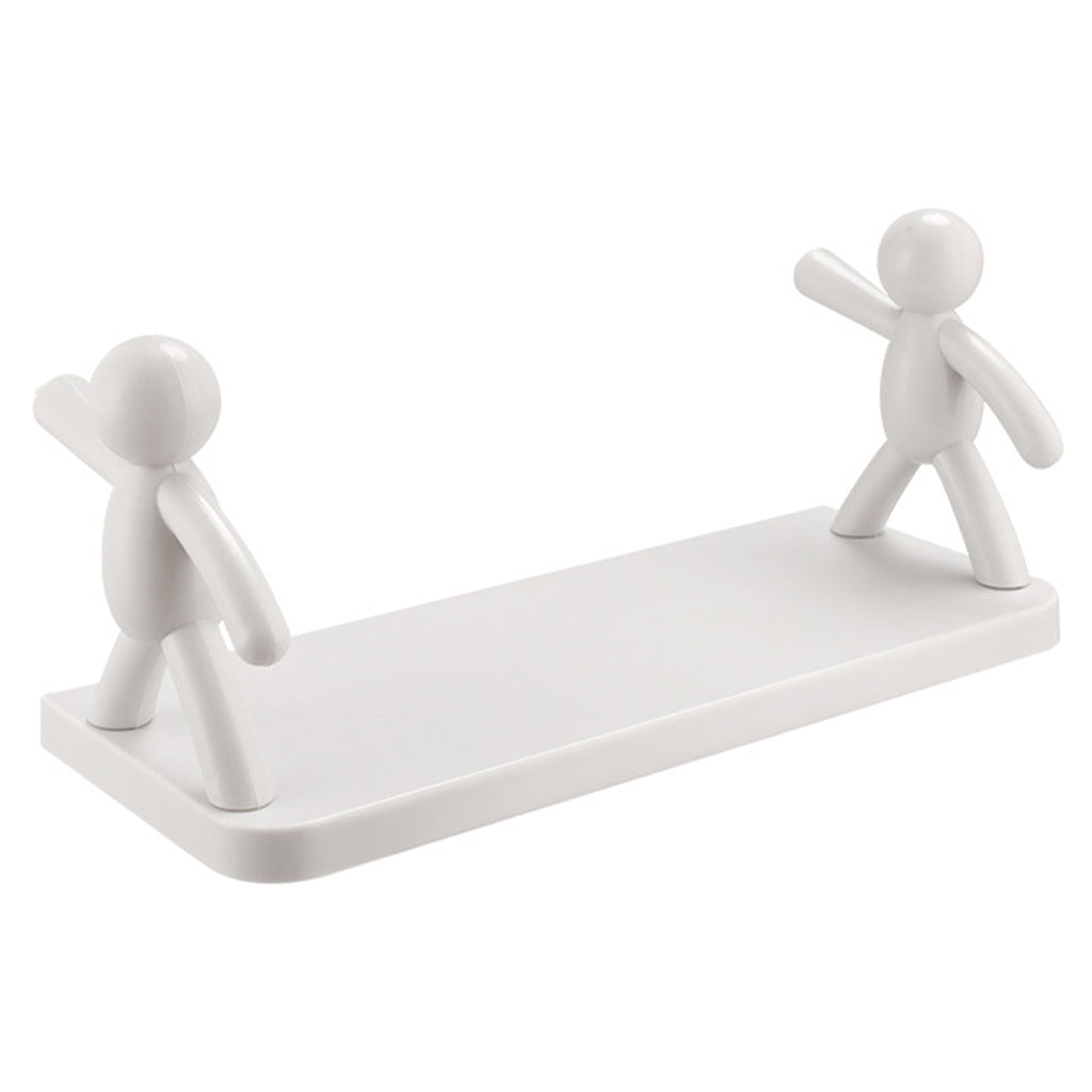 Self Adhesivecute Floating Shelves Wall Shelf for Kitchen Bathroom Entryway gray