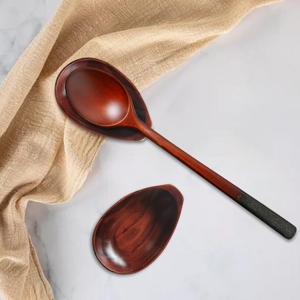 Wooden Spoon Rest Tidy Holder Kitchen Counter Stove Top Decor for Countertop